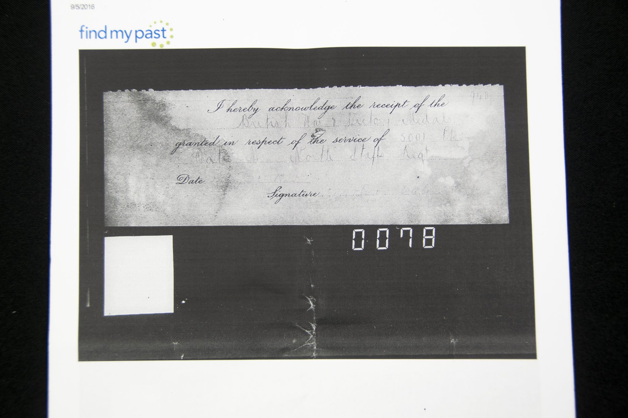 (British Army) First Day of the Somme 1 July 1916 - 1914-15 Star of Private Martin Oates, 5001, 5th Bn., North Staffordshire Regiment - Image 19