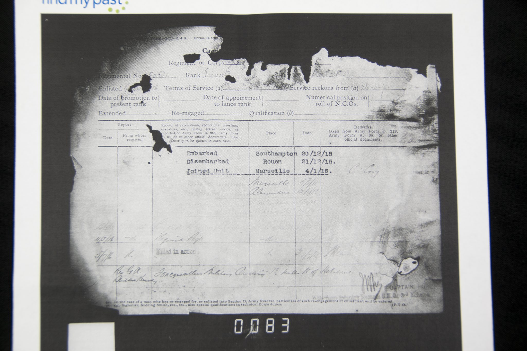 (British Army) First Day of the Somme 1 July 1916 - 1914-15 Star of Private Martin Oates, 5001, 5th Bn., North Staffordshire Regiment - Image 20