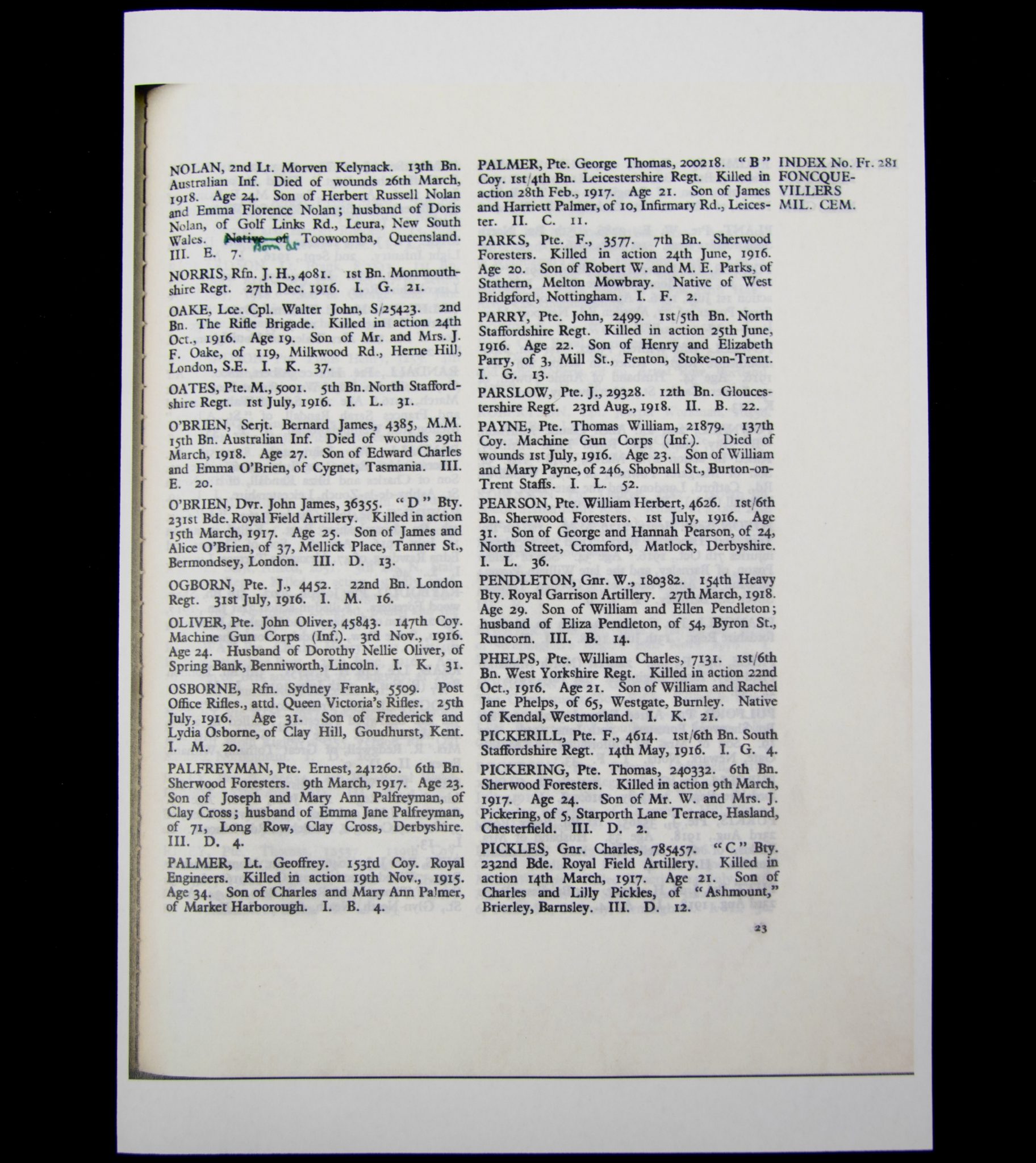 (British Army) First Day of the Somme 1 July 1916 - 1914-15 Star of Private Martin Oates, 5001, 5th Bn., North Staffordshire Regiment - Image 28