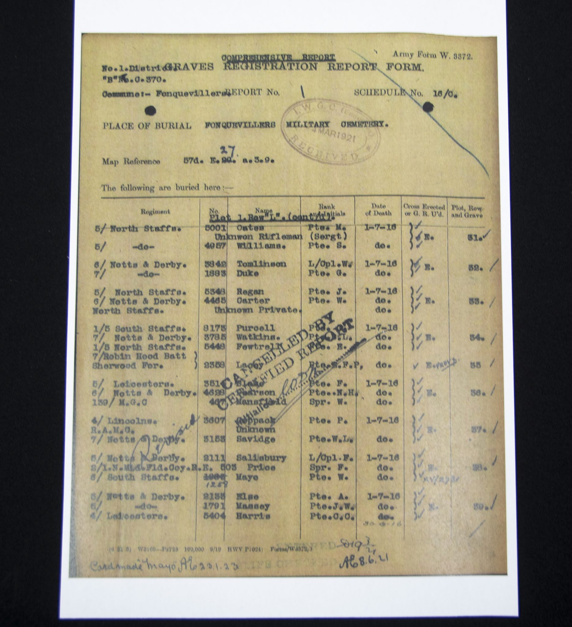 (British Army) First Day of the Somme 1 July 1916 - 1914-15 Star of Private Martin Oates, 5001, 5th Bn., North Staffordshire Regiment - Image 31