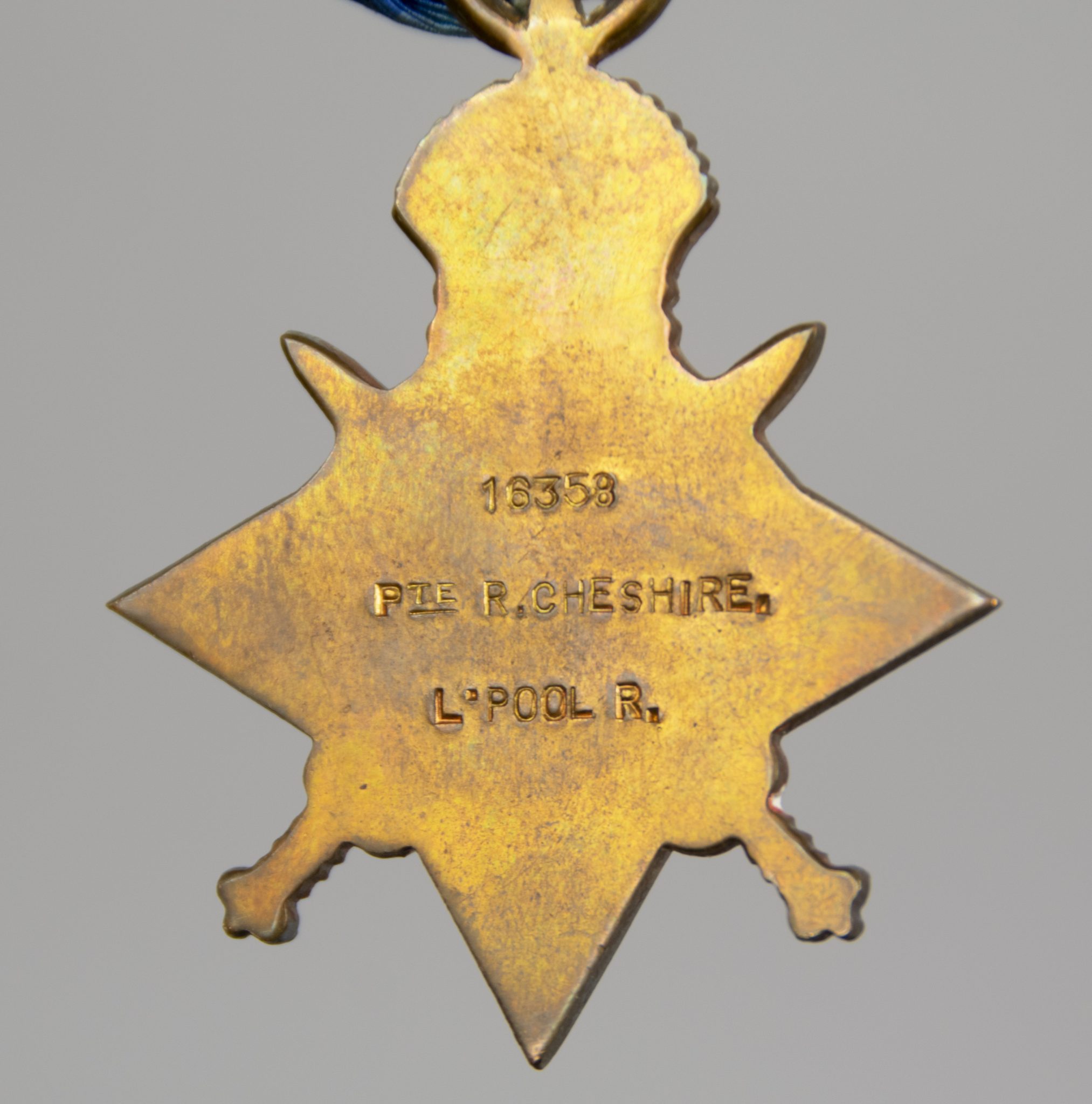 (British Army) First Day of the Somme 1 July 1916 - 1914-15 Star of Private Richard Brandon Chesire, 16358, 18th Bn., The King's Liverpool Regiment - Image 7