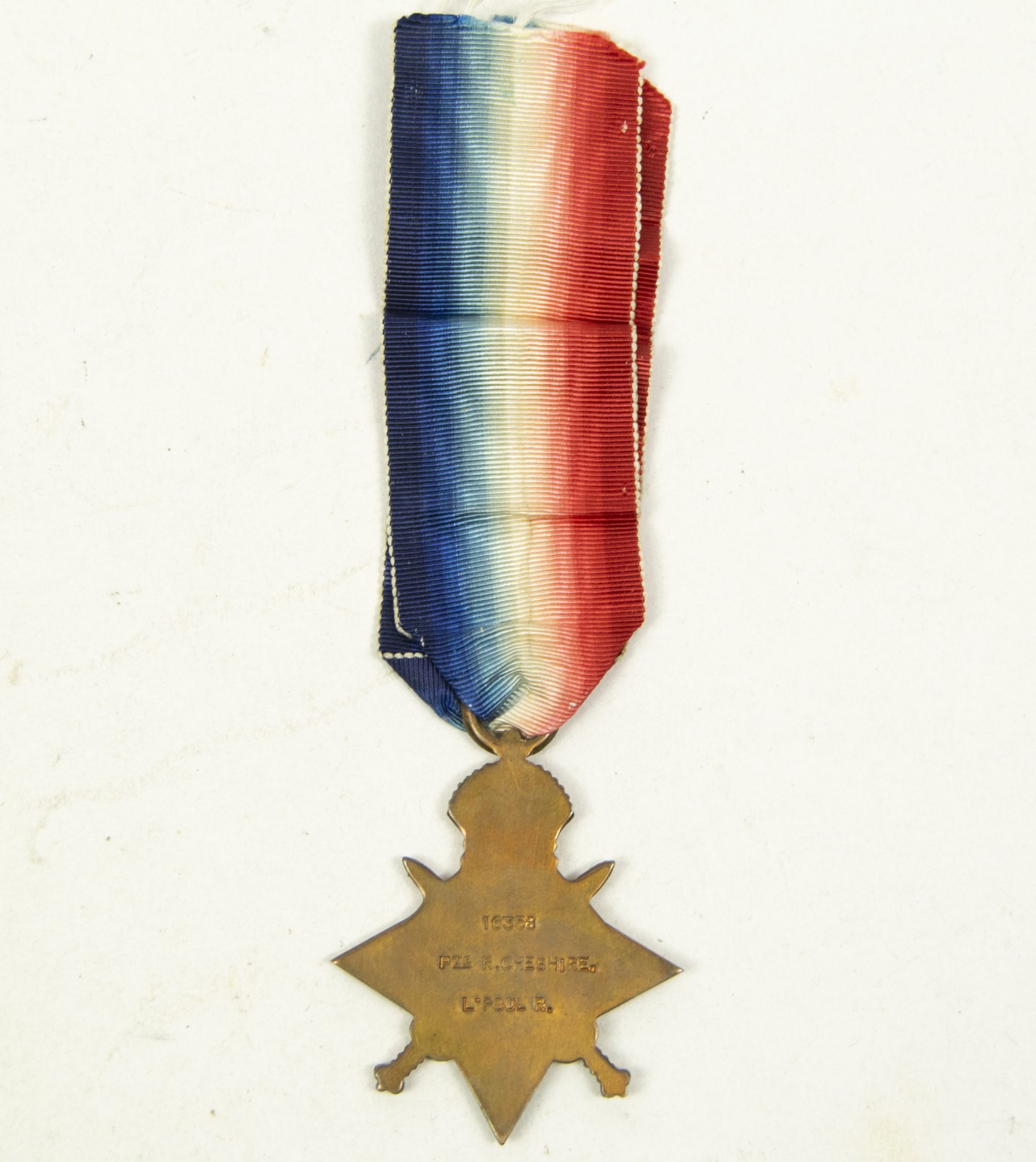 (British Army) First Day of the Somme 1 July 1916 - 1914-15 Star of Private Richard Brandon Chesire, 16358, 18th Bn., The King's Liverpool Regiment - Image 4
