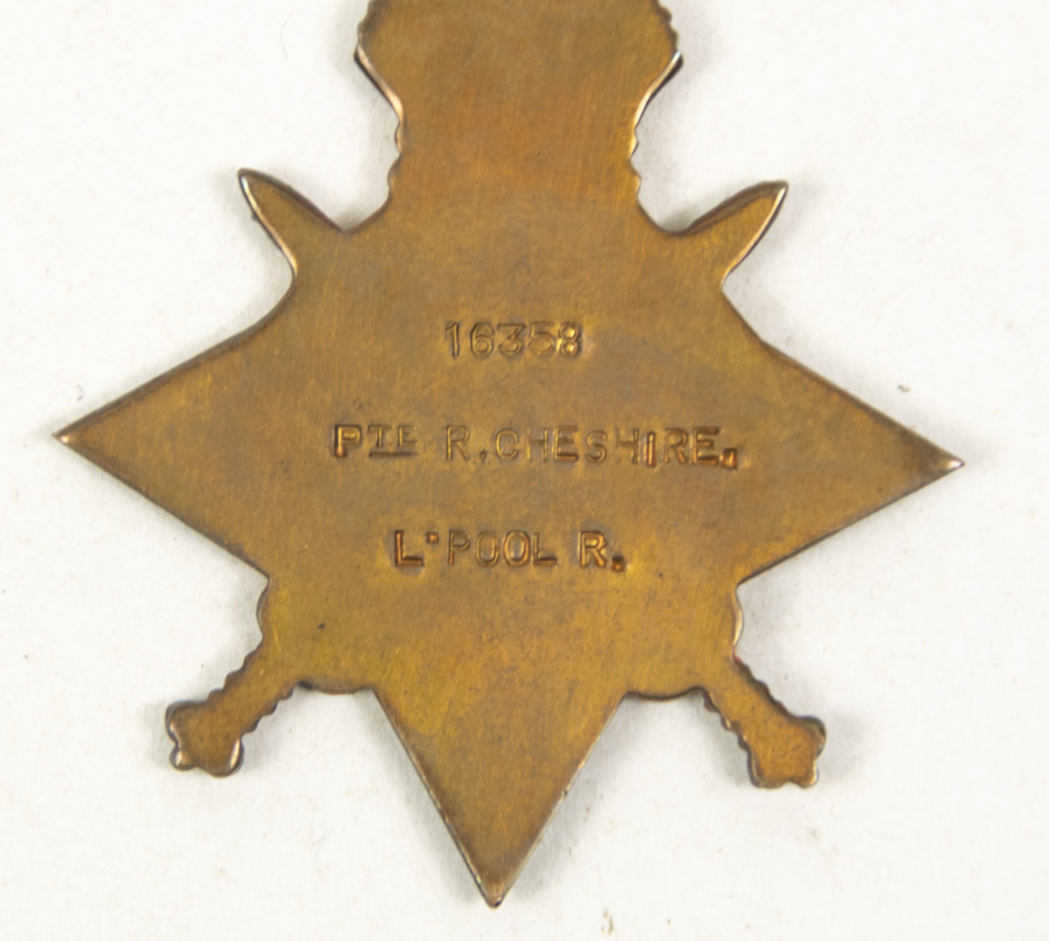 (British Army) First Day of the Somme 1 July 1916 - 1914-15 Star of Private Richard Brandon Chesire, 16358, 18th Bn., The King's Liverpool Regiment - Image 6