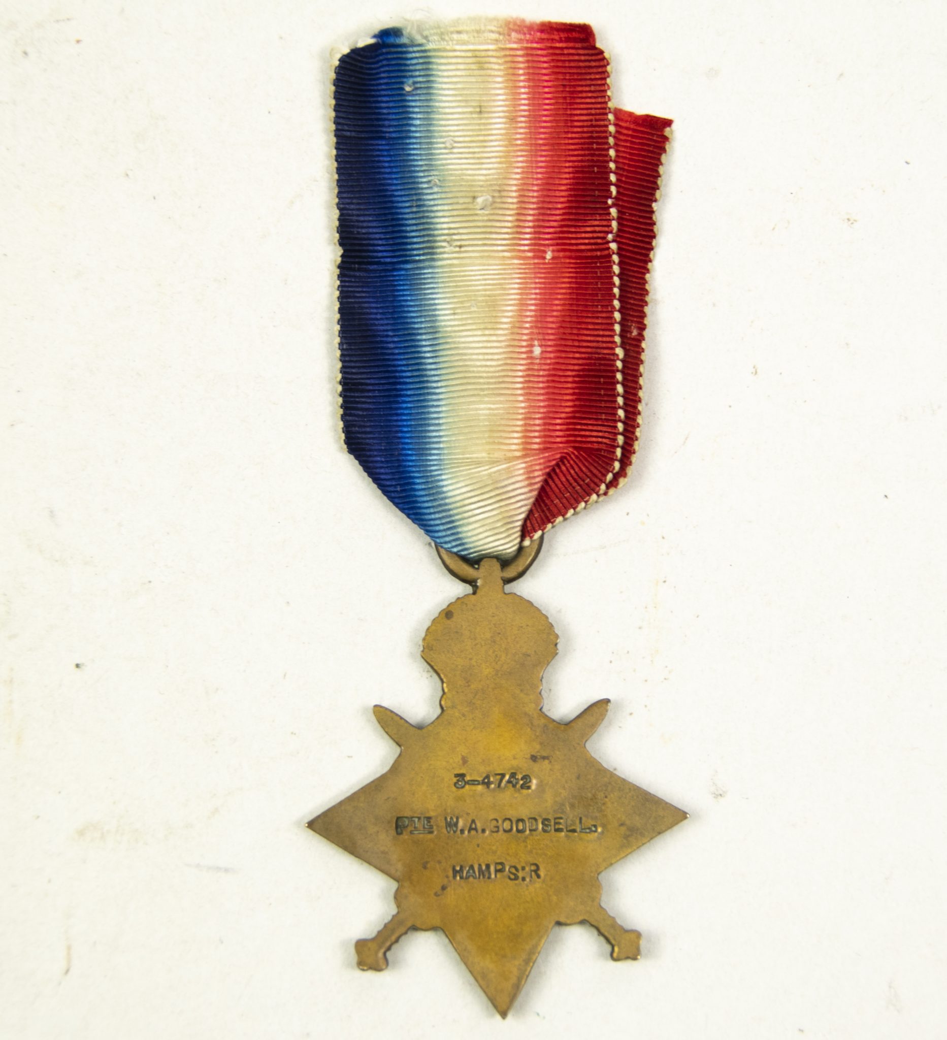 (British Army) First Day of the Somme 1 July 1916 - 1914-15 Star of Private William Arthur Goodsell, 3/4742, 1st Bn., Hampshire Regiment - Image 4