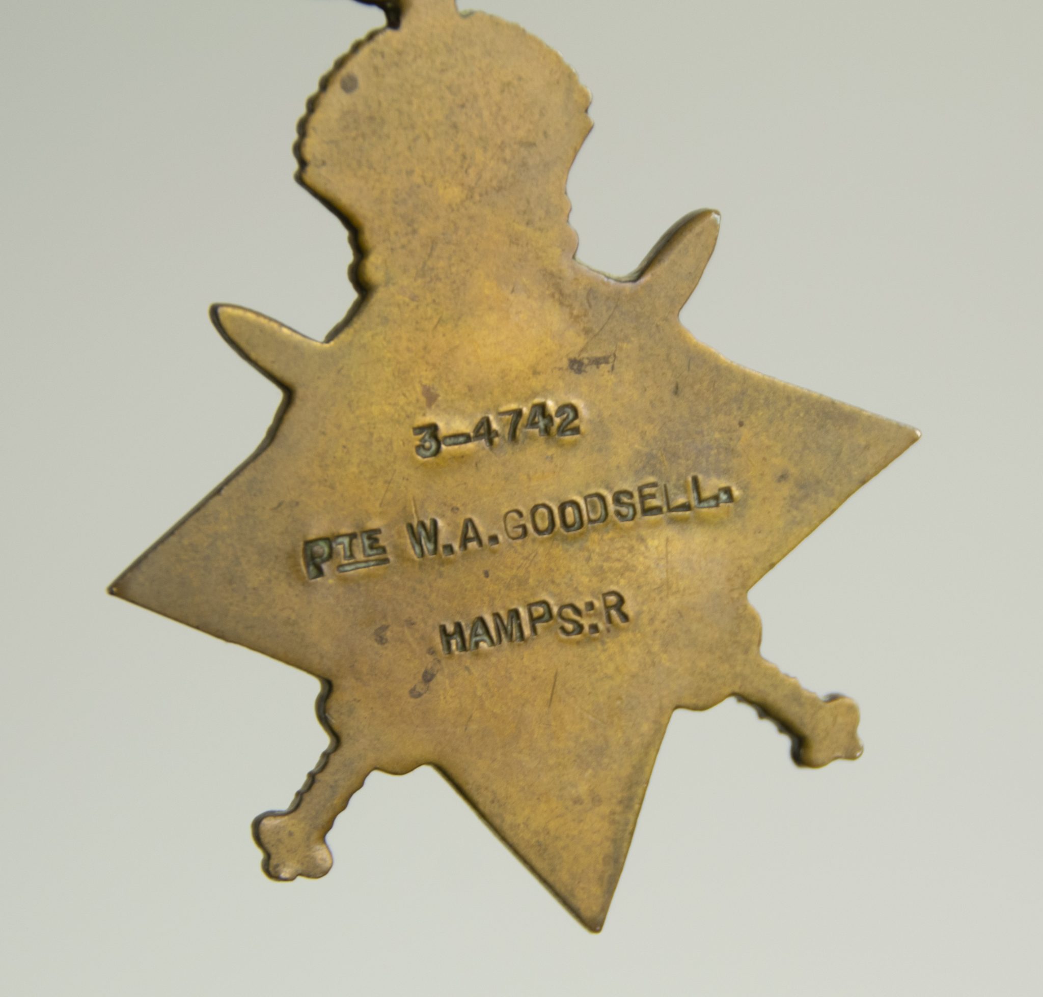 (British Army) First Day of the Somme 1 July 1916 - 1914-15 Star of Private William Arthur Goodsell, 3/4742, 1st Bn., Hampshire Regiment - Image 6