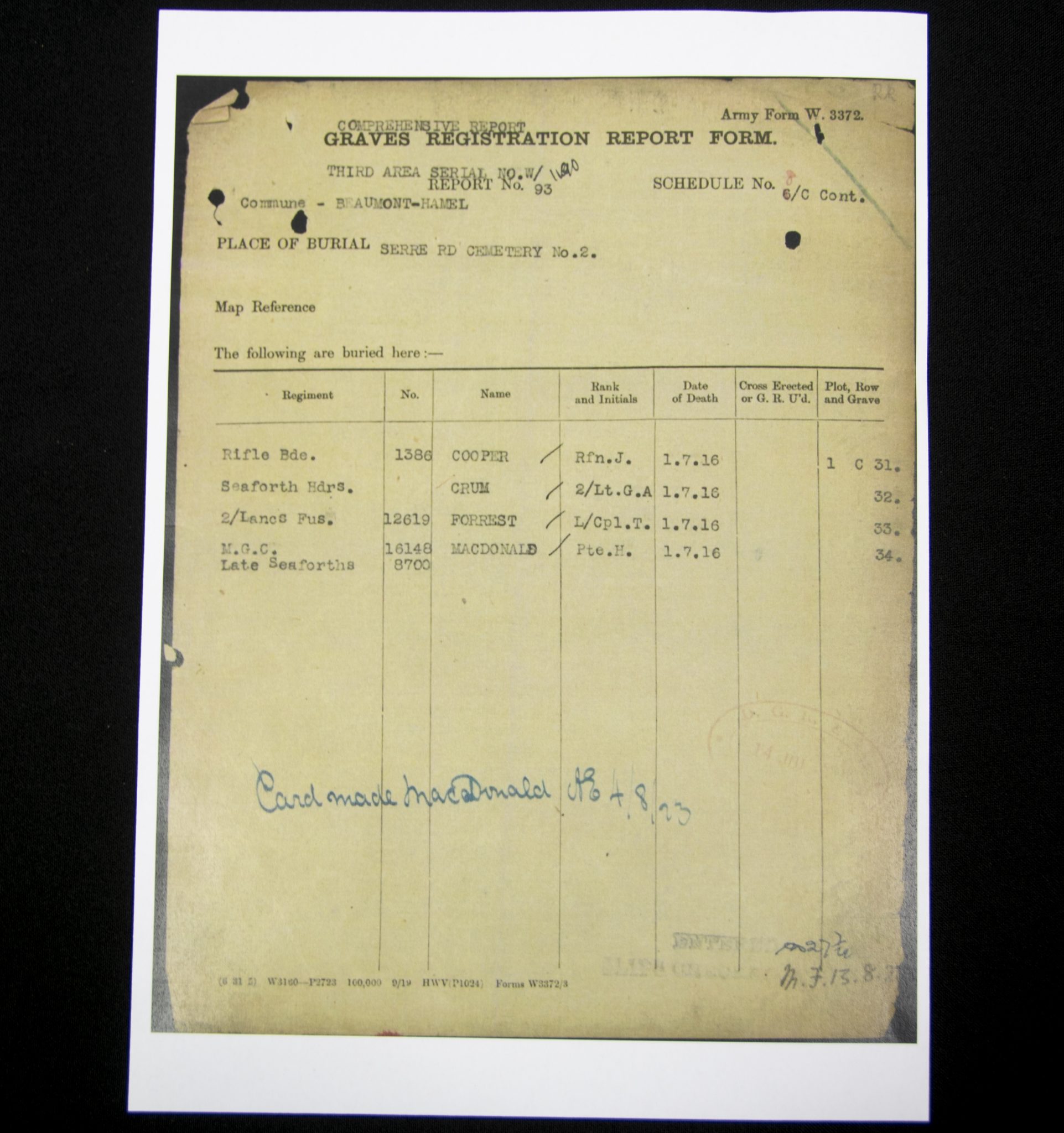 (British Army) First Day of the Somme 1 July 1916 - 1914 Star of Rifleman John Cooper, 1386, "C" Coy. 1st Bn., Rifle Brigade - Image 18