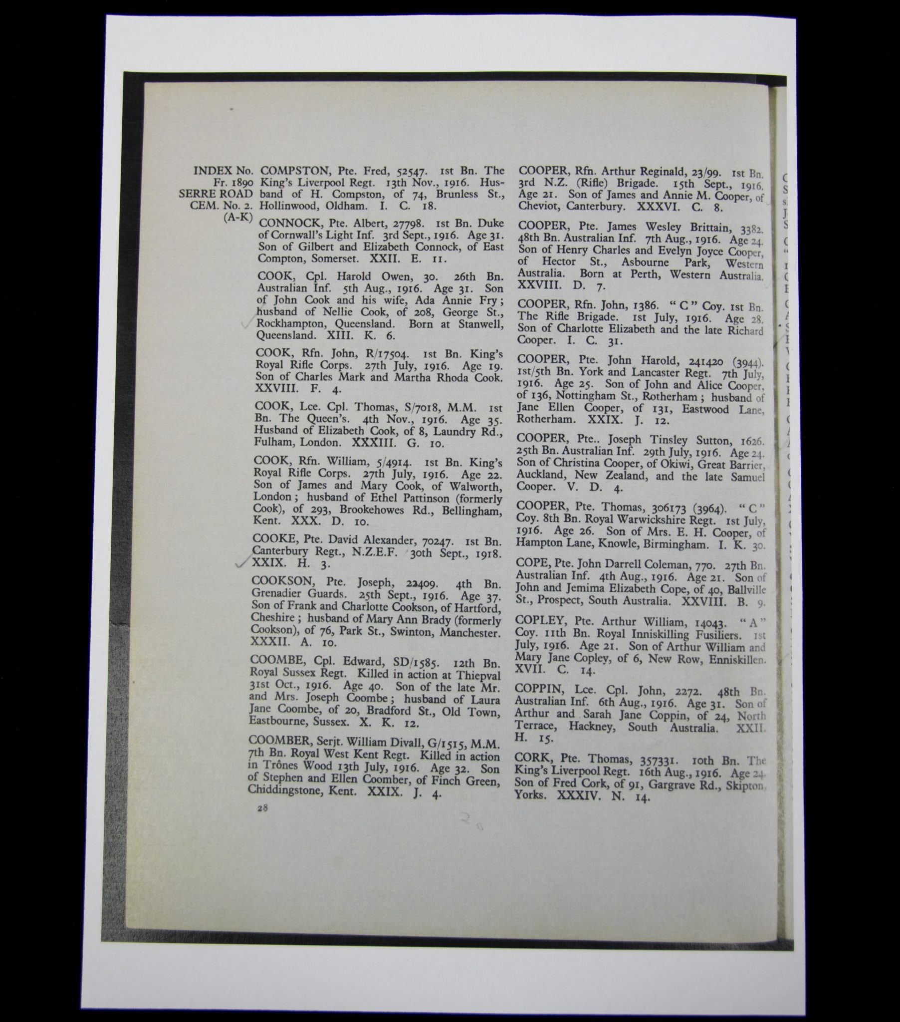 (British Army) First Day of the Somme 1 July 1916 - 1914 Star of Rifleman John Cooper, 1386, "C" Coy. 1st Bn., Rifle Brigade - Image 21