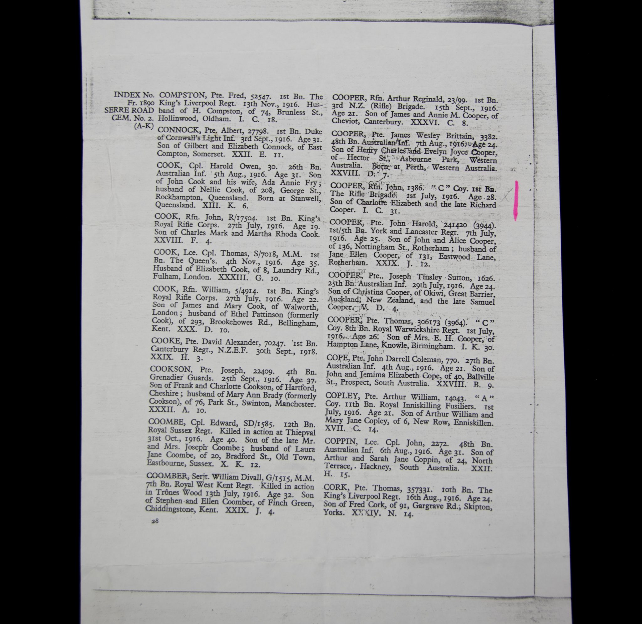 (British Army) First Day of the Somme 1 July 1916 - 1914 Star of Rifleman John Cooper, 1386, "C" Coy. 1st Bn., Rifle Brigade - Image 26