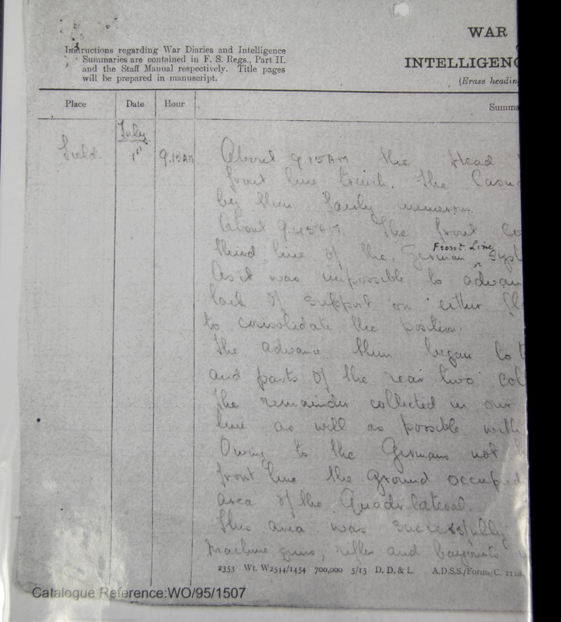 (British Army) First Day of the Somme 1 July 1916 - 1914-15 Star of Second Lieutenant Charlie Drinnan Robertson 4th Bn., Lancashire Fusiliers - Image 32