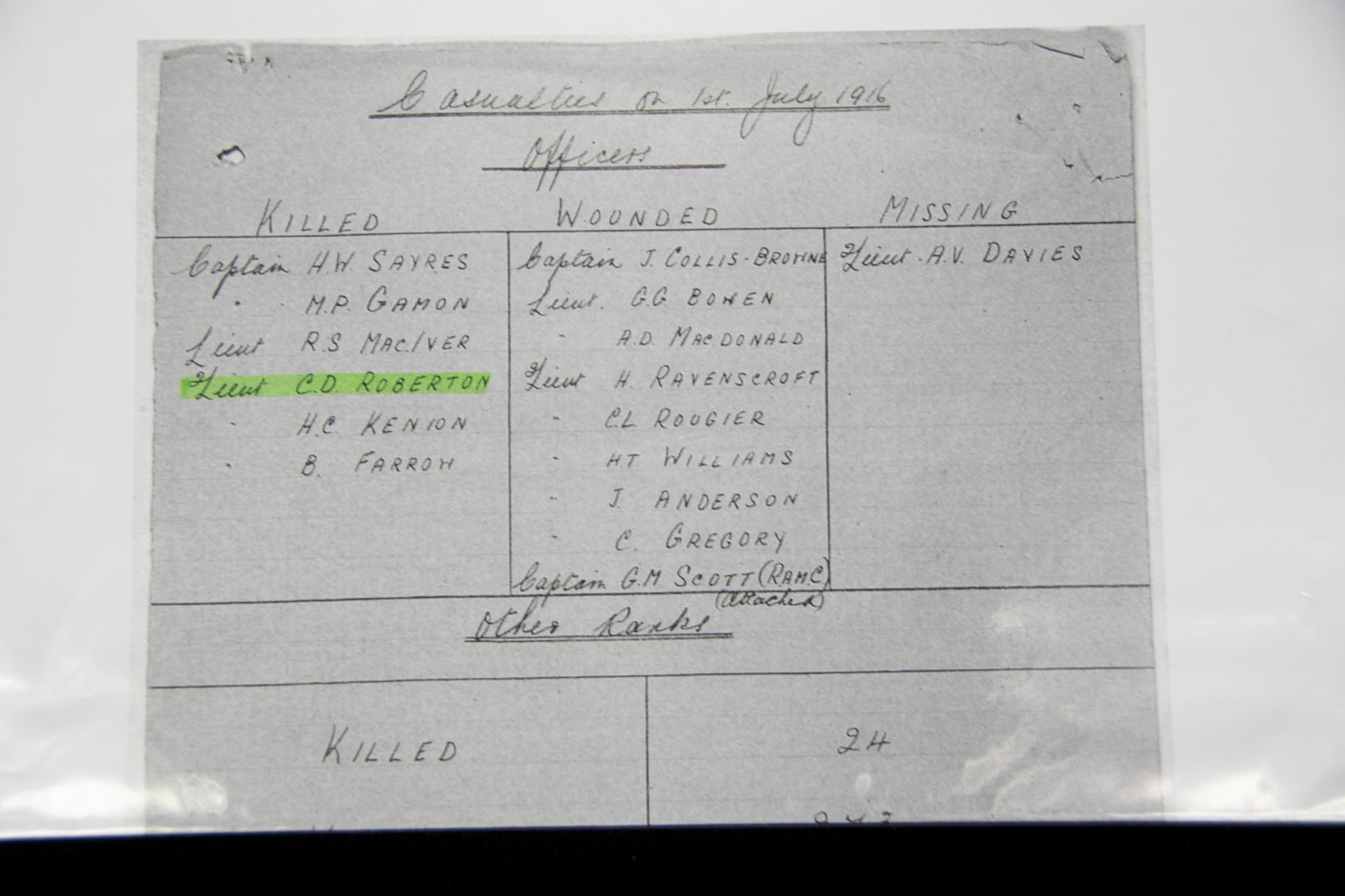 (British Army) First Day of the Somme 1 July 1916 - 1914-15 Star of Second Lieutenant Charlie Drinnan Robertson 4th Bn., Lancashire Fusiliers - Image 36