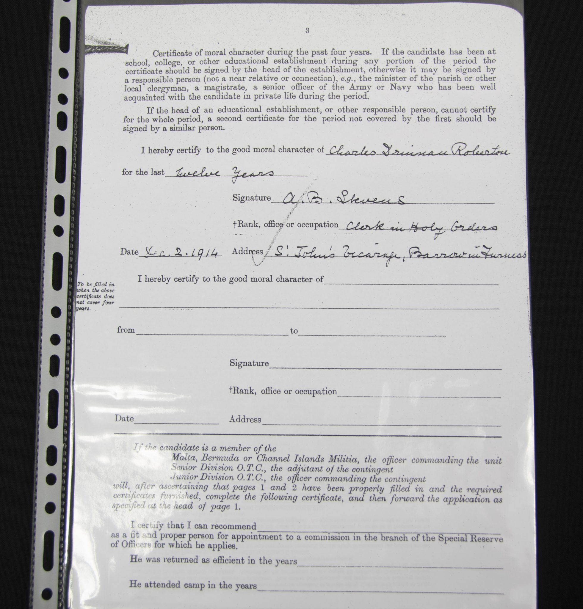 (British Army) First Day of the Somme 1 July 1916 - 1914-15 Star of Second Lieutenant Charlie Drinnan Robertson 4th Bn., Lancashire Fusiliers - Image 39