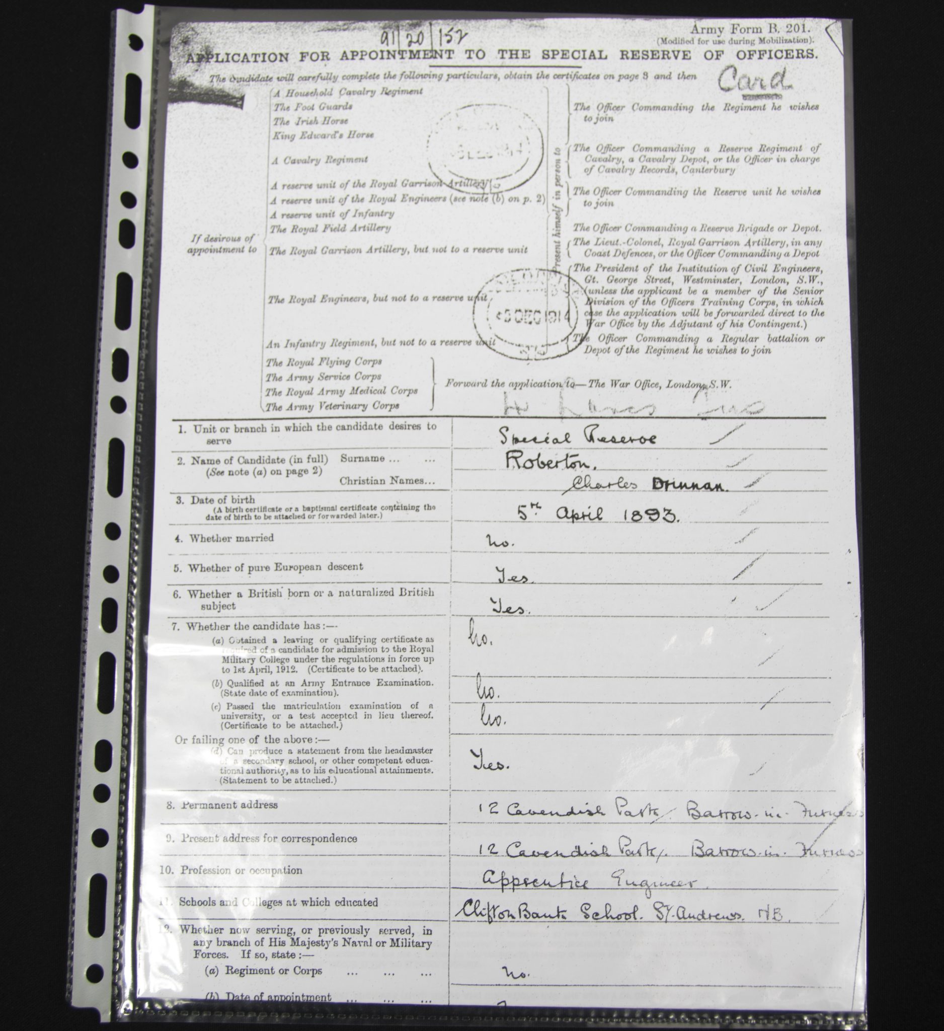 (British Army) First Day of the Somme 1 July 1916 - 1914-15 Star of Second Lieutenant Charlie Drinnan Robertson 4th Bn., Lancashire Fusiliers - Image 40