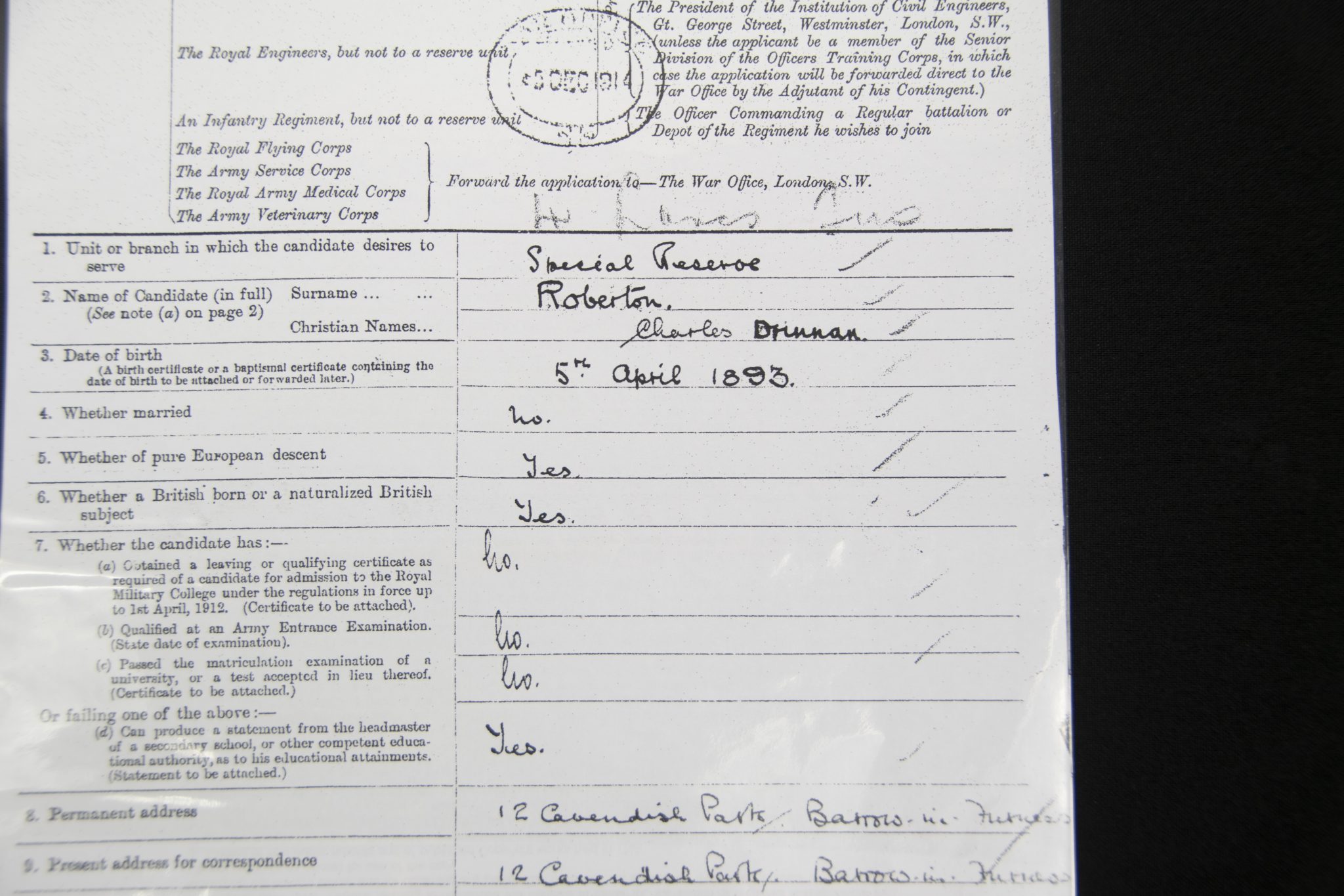 (British Army) First Day of the Somme 1 July 1916 - 1914-15 Star of Second Lieutenant Charlie Drinnan Robertson 4th Bn., Lancashire Fusiliers - Image 41