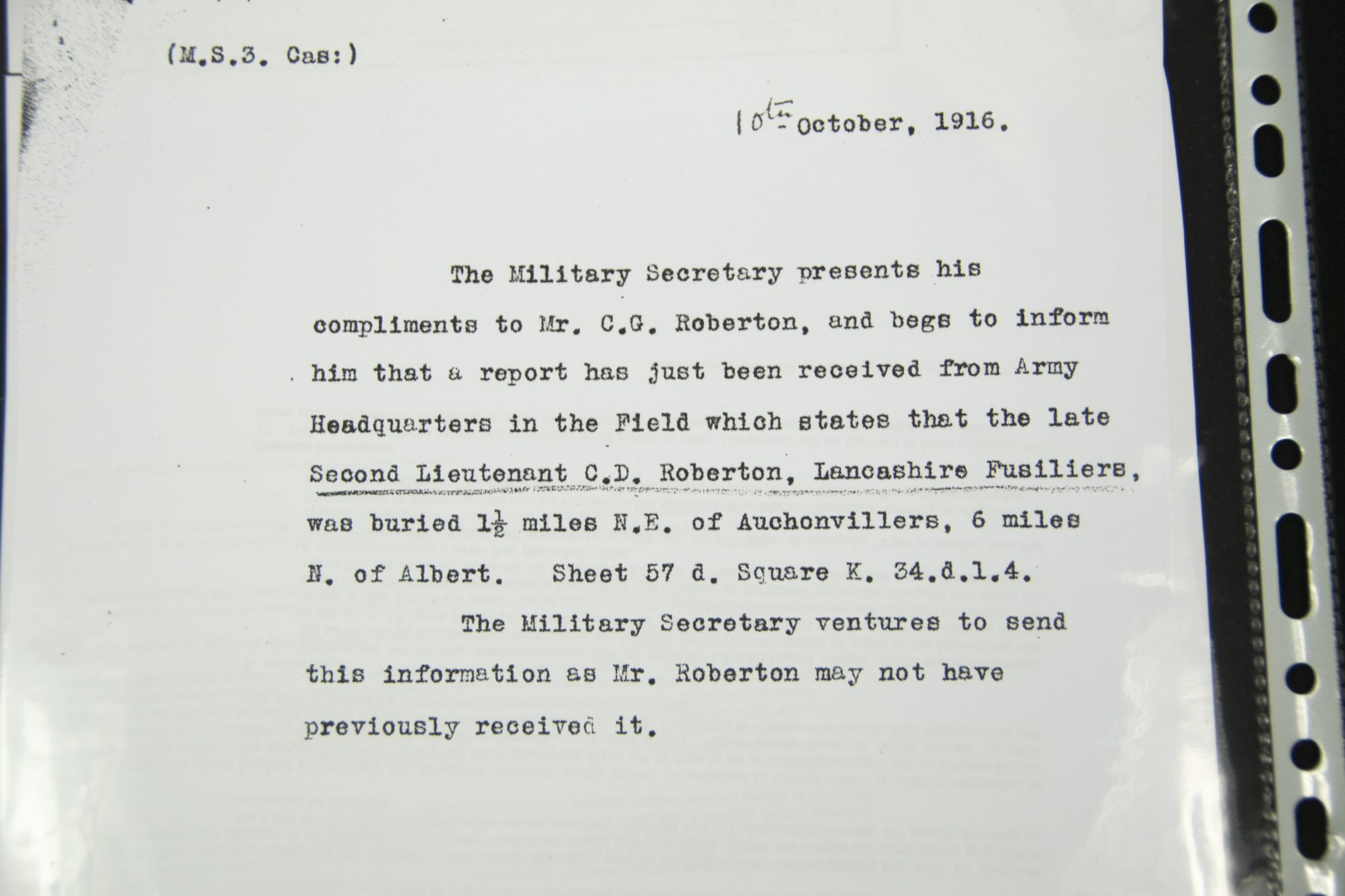 (British Army) First Day of the Somme 1 July 1916 - 1914-15 Star of Second Lieutenant Charlie Drinnan Robertson 4th Bn., Lancashire Fusiliers - Image 43