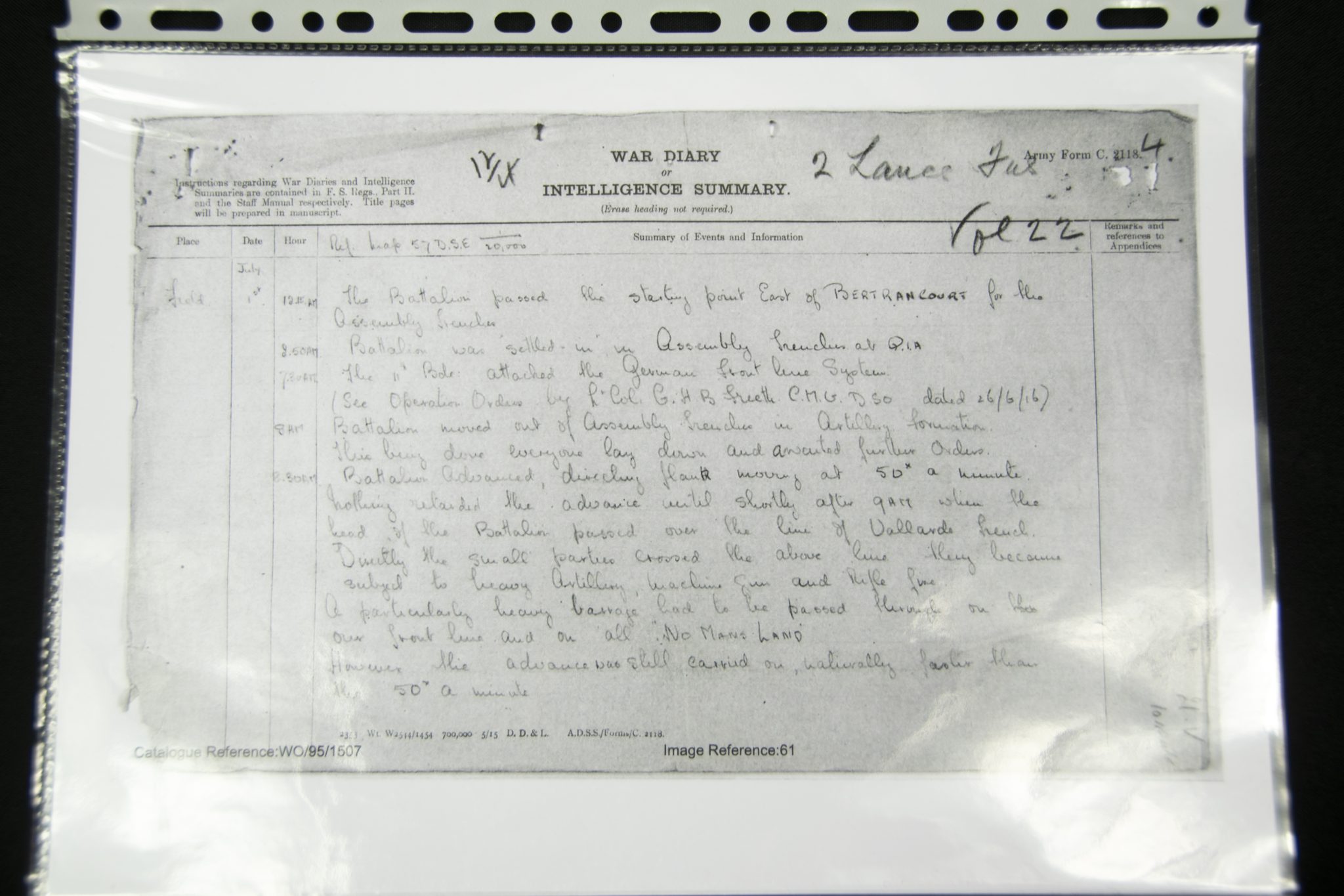 (British Army) First Day of the Somme 1 July 1916 - 1914-15 Star of Second Lieutenant Charlie Drinnan Robertson 4th Bn., Lancashire Fusiliers - Image 44