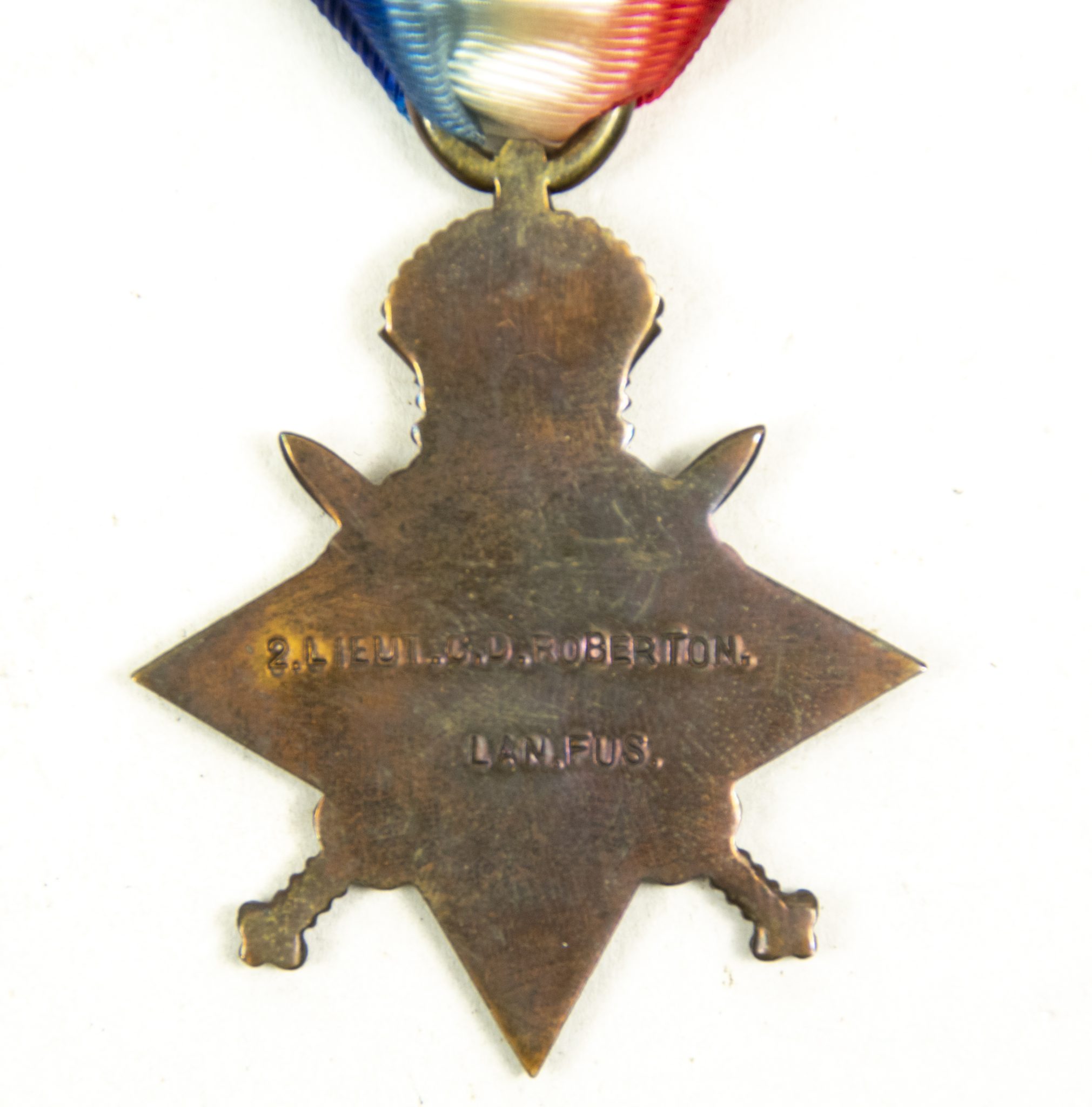 (British Army) First Day of the Somme 1 July 1916 - 1914-15 Star of Second Lieutenant Charlie Drinnan Robertson 4th Bn., Lancashire Fusiliers - Image 9