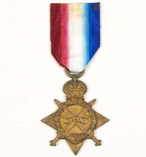 (British Army) First Day of the Somme 1 July 1916 - 1914-15 Star of Serjant Stanley Gray, 14107, 10th Bn., Yorkshire Regiment