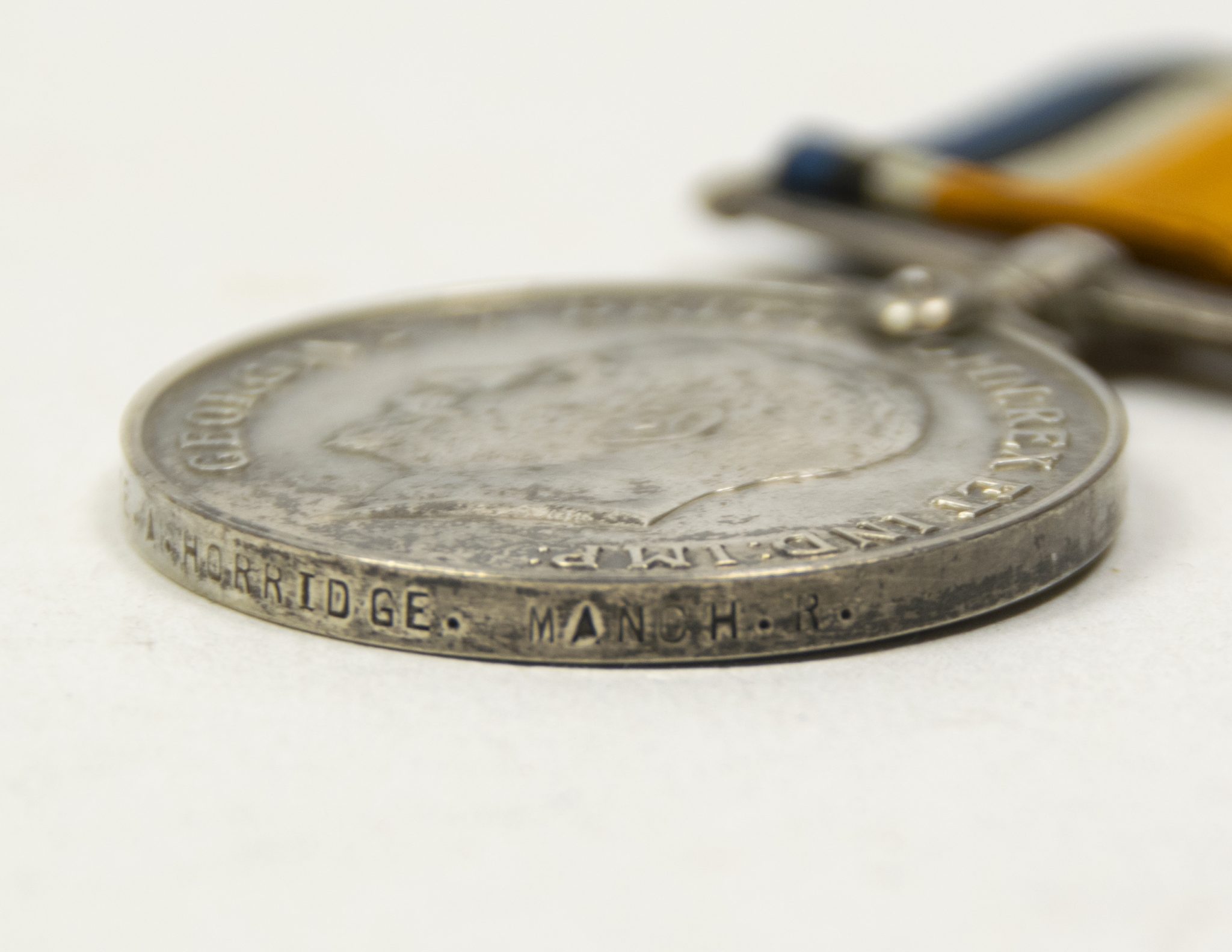 (British Army) First Day of the Somme 1 July 1916 - Brittish War Medal of Private A Horridge, 17384, B Coy. 20th Bn., Manchester Regiment