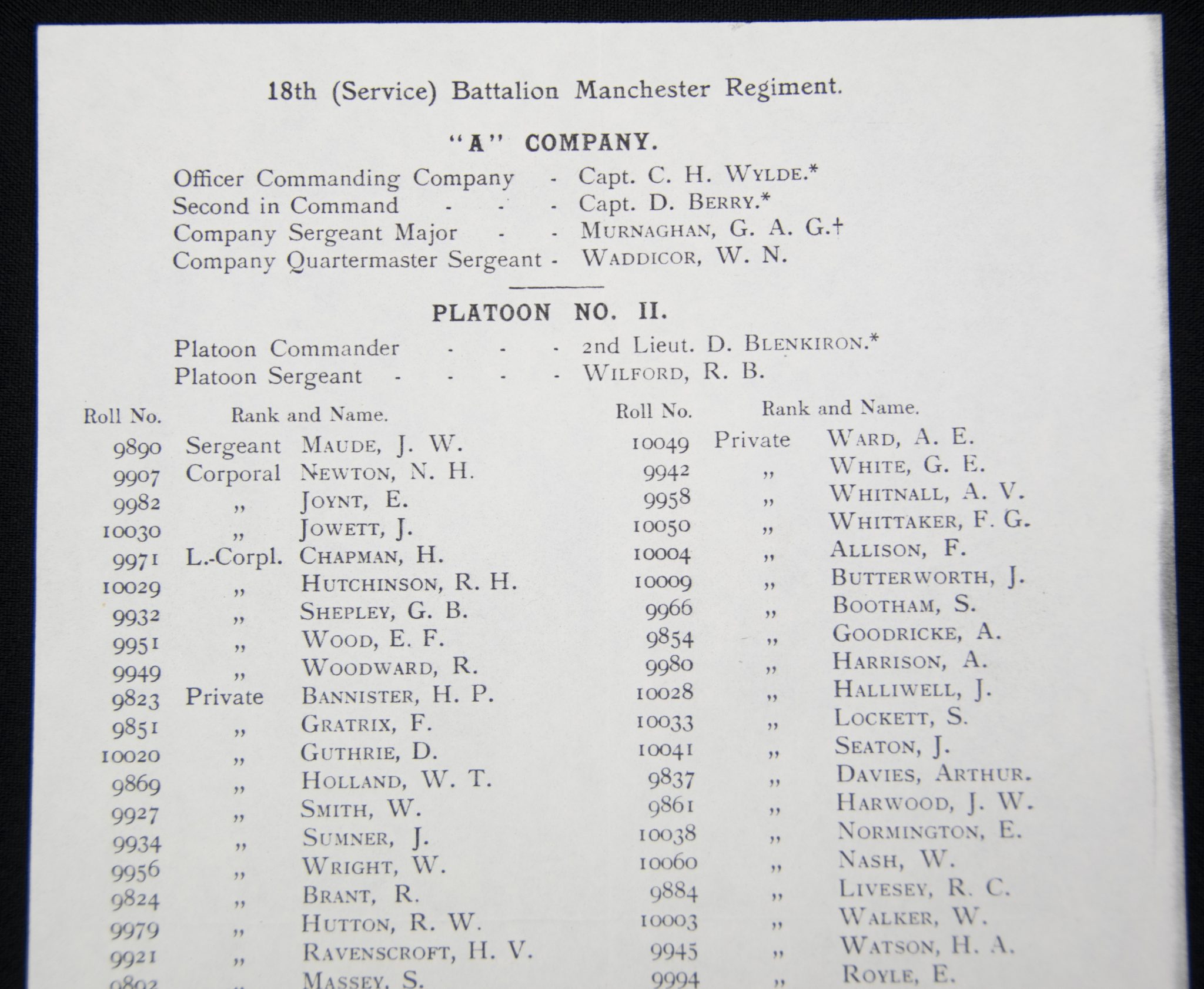 (British Army) First Day of the Somme 1 July 1916 - Brittish War Medal of Private Harold Parkinson Bannister, 9823, 18th Bn., Manchester Regiment - Image 14