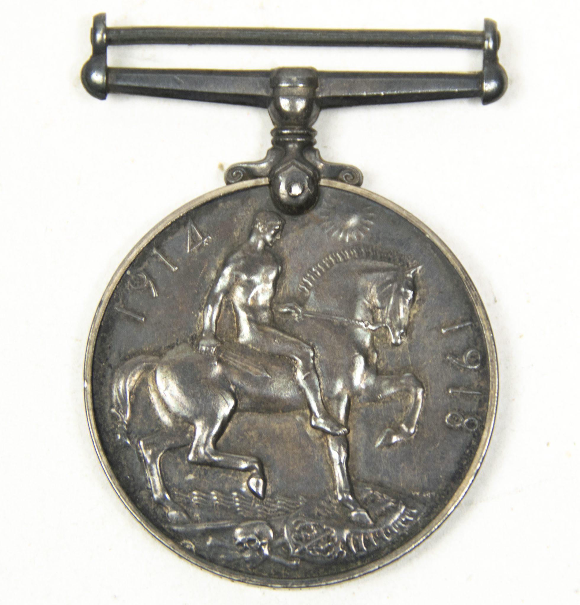 (British Army) First Day of the Somme 1 July 1916 - Brittish War Medal of Private Harold Parkinson Bannister, 9823, 18th Bn., Manchester Regiment - Image 3