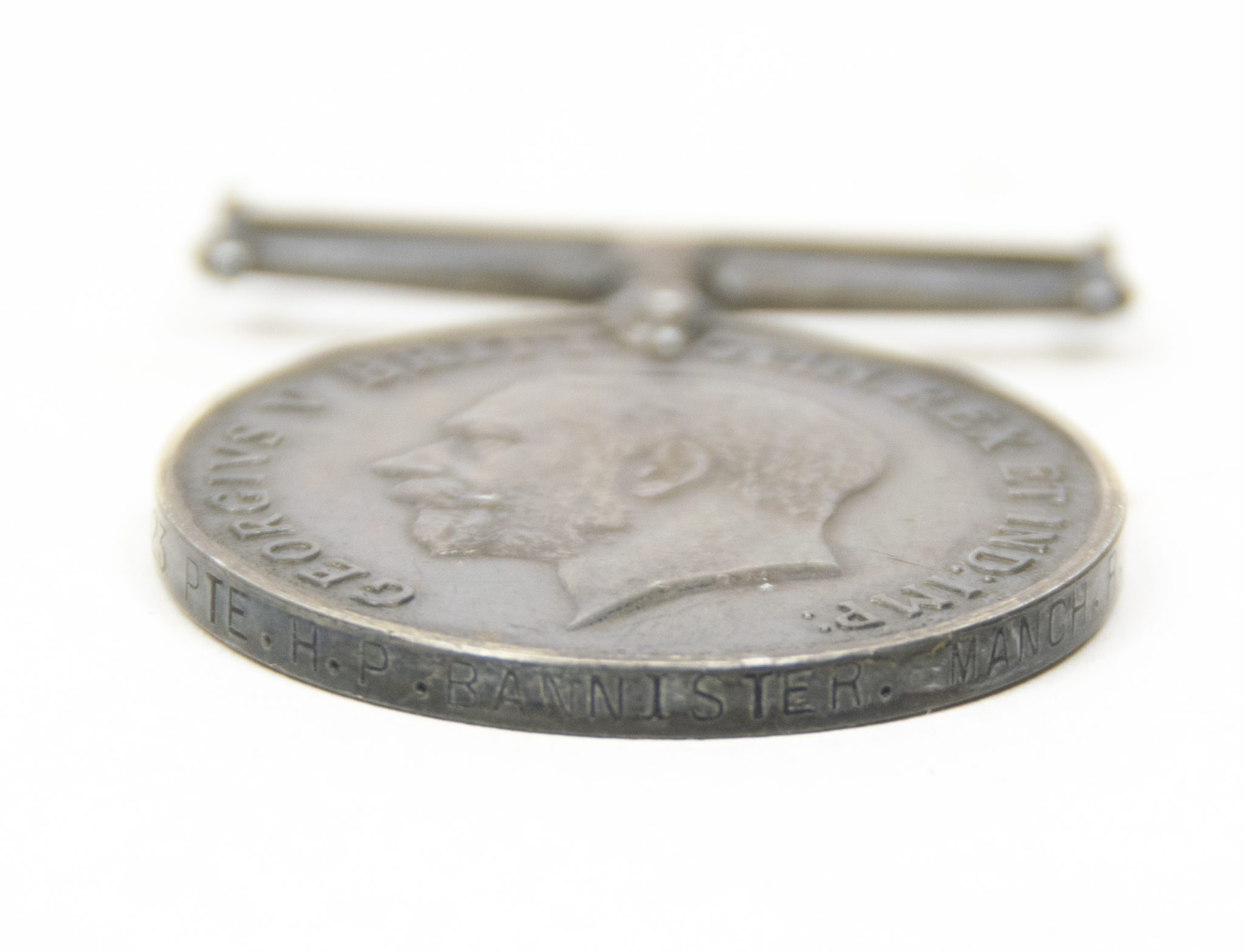 (British Army) First Day of the Somme 1 July 1916 - Brittish War Medal of Private Harold Parkinson Bannister, 9823, 18th Bn., Manchester Regiment - Image 5