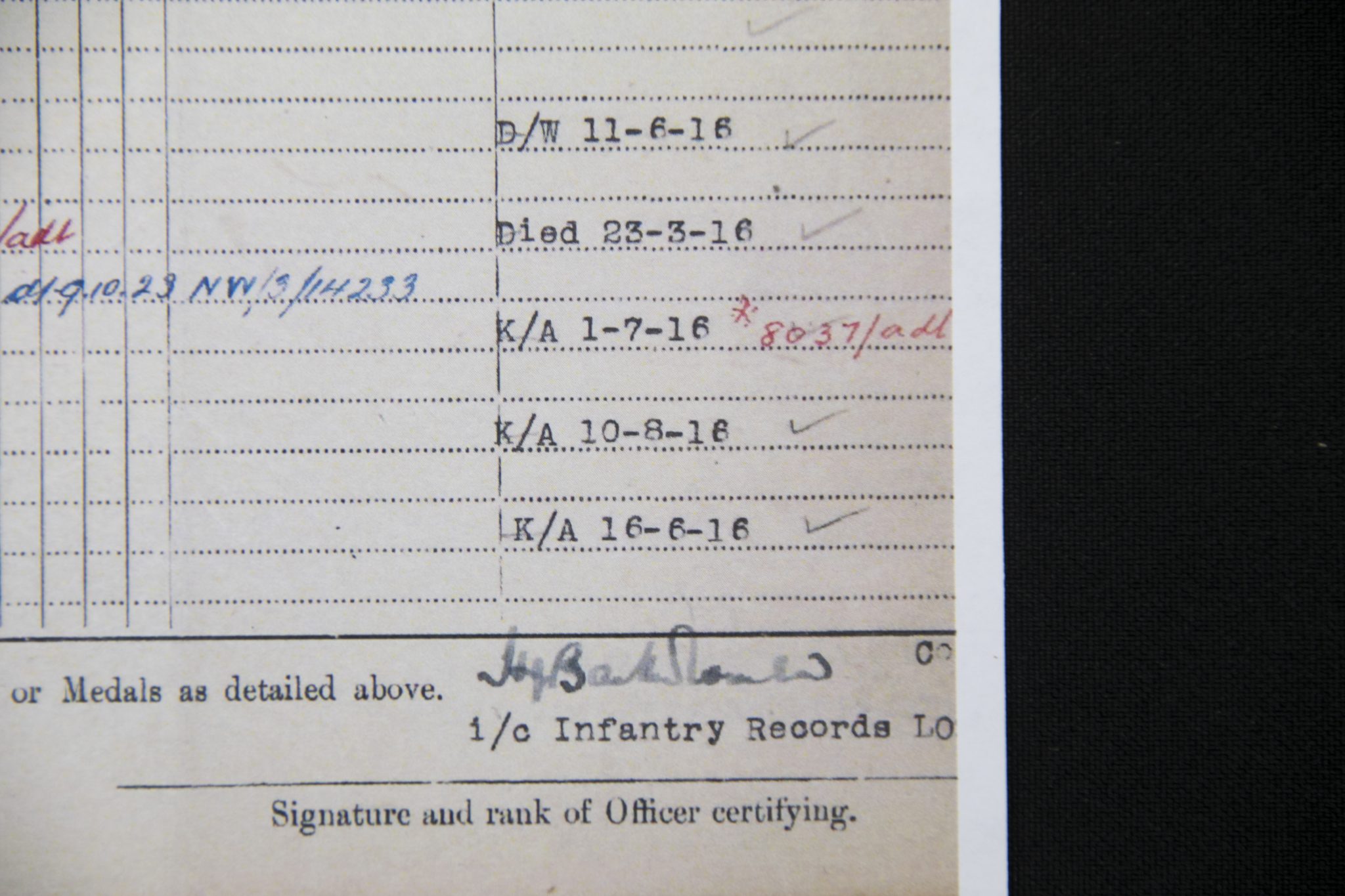 (British Army) First Day of the Somme 1 July 1916 - Memorial plaque of Private Thomas William Alexander, 4115, 1st13th Kensington Bn., London Regiment