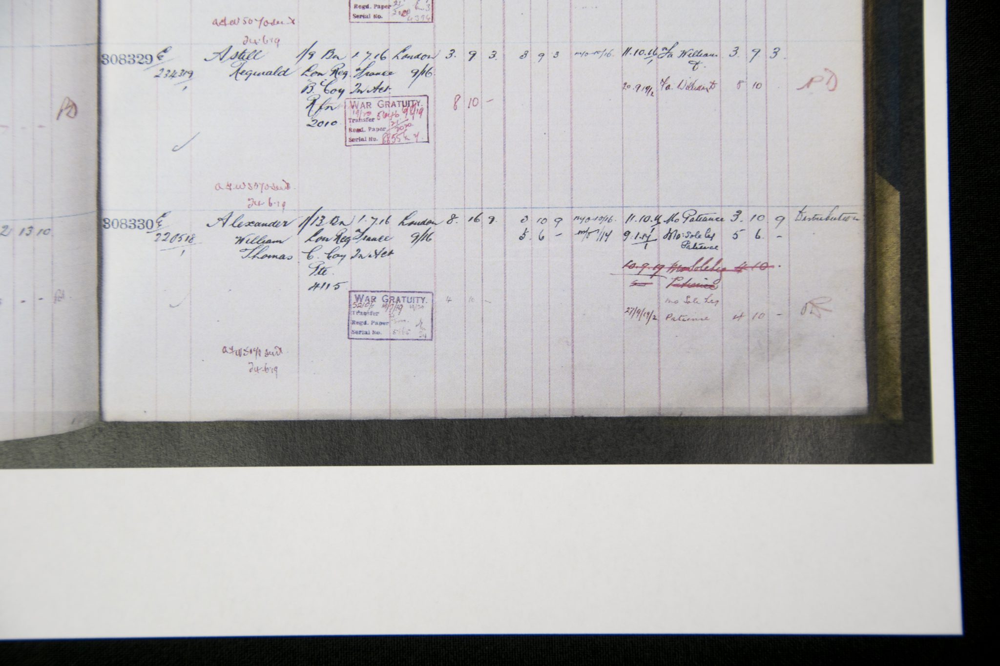 (British Army) First Day of the Somme 1 July 1916 - Memorial plaque of Private Thomas William Alexander, 4115, 1st13th Kensington Bn., London Regiment