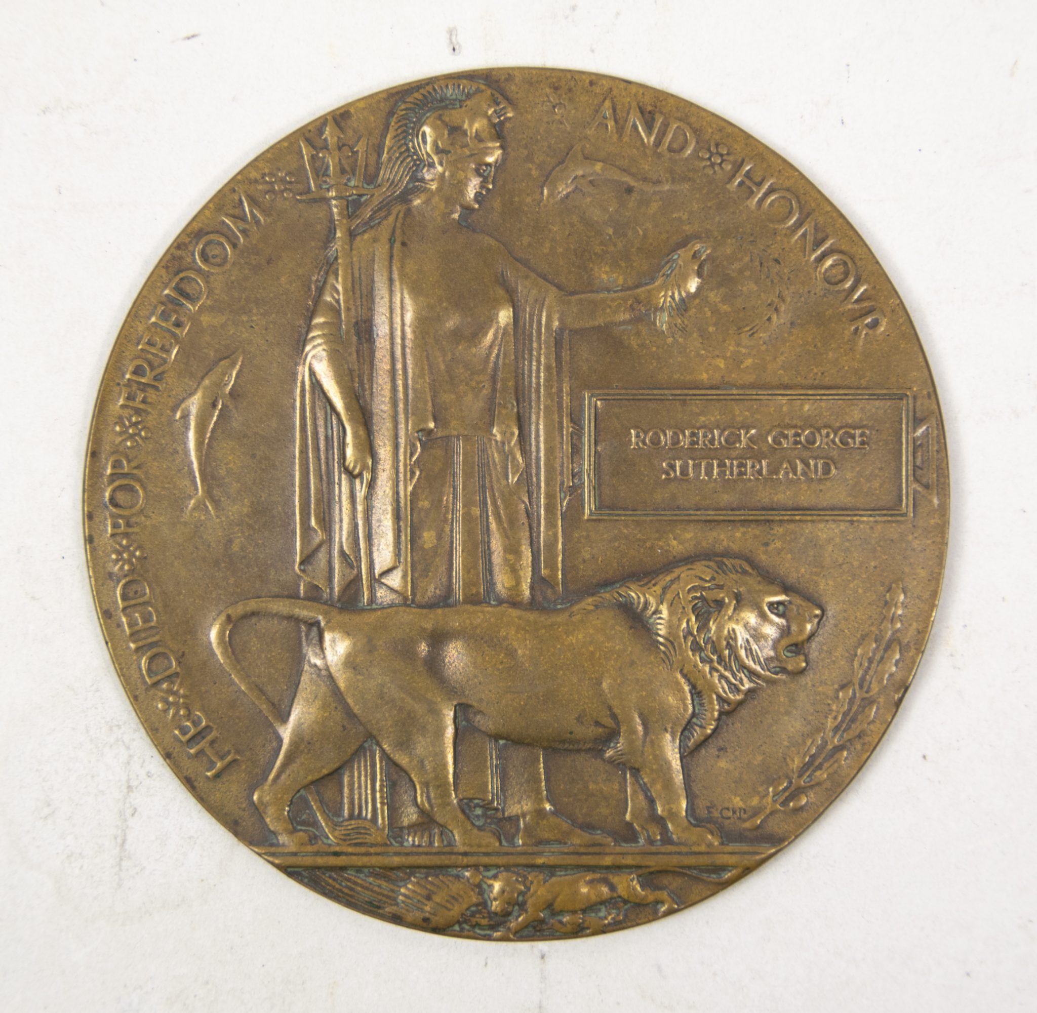 (British Army) First Day of the Somme 1 July 1916 - Memorial plaques of The Sutherland Brothers, 7257 + 6675 - RARE - Image 9