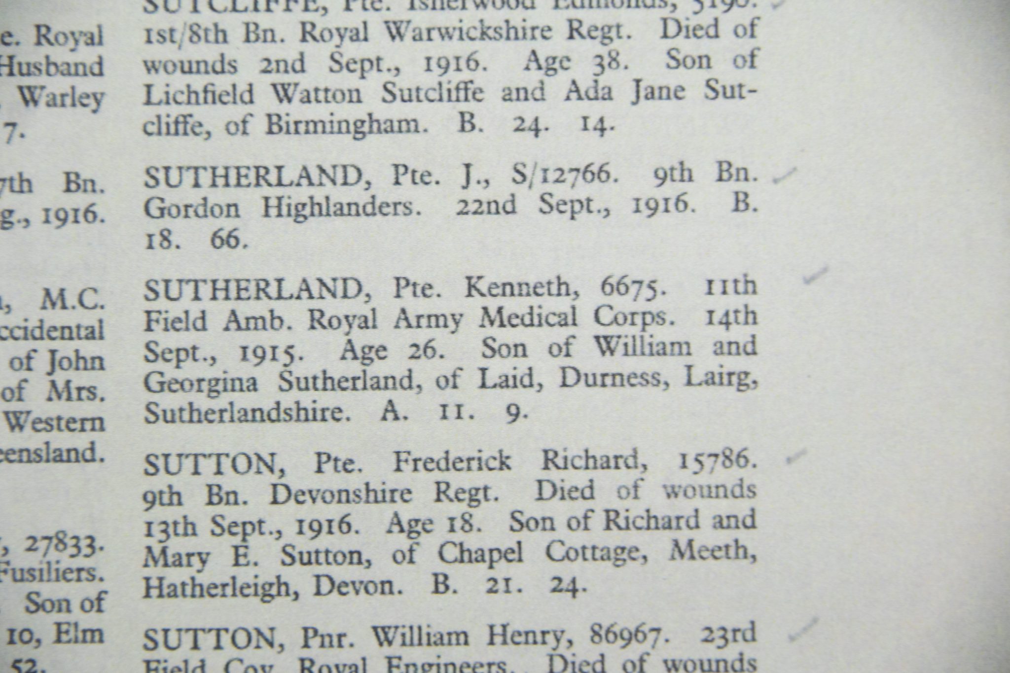 (British Army) First Day of the Somme 1 July 1916 - Memorial plaques of The Sutherland Brothers, 7257 + 6675 - RARE - Image 17