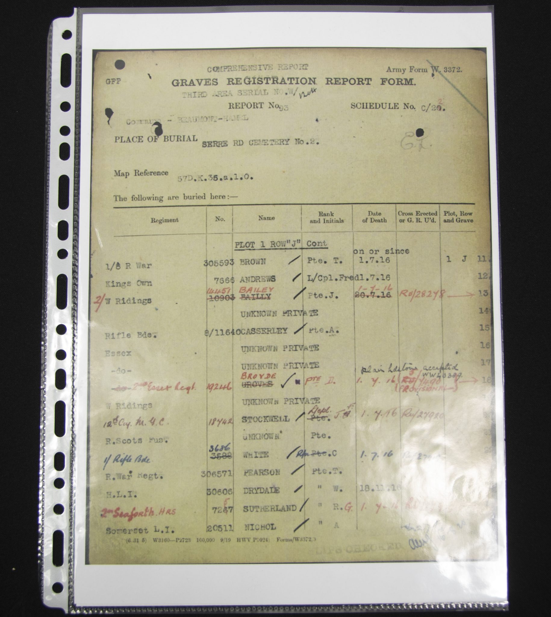 (British Army) First Day of the Somme 1 July 1916 - Memorial plaques of The Sutherland Brothers, 7257 + 6675 - RARE - Image 25