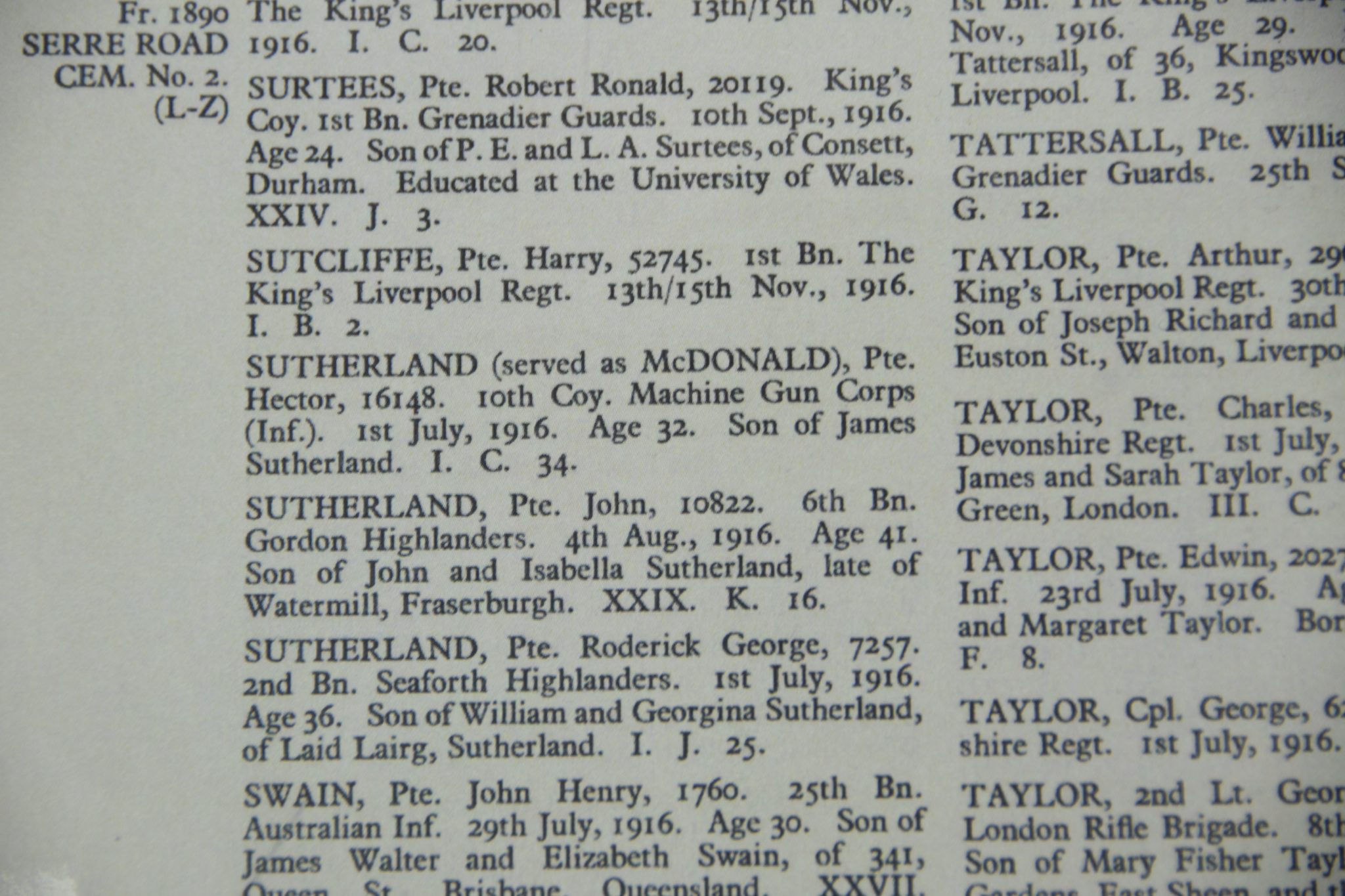 (British Army) First Day of the Somme 1 July 1916 - Memorial plaques of The Sutherland Brothers, 7257 + 6675 - RARE - Image 28