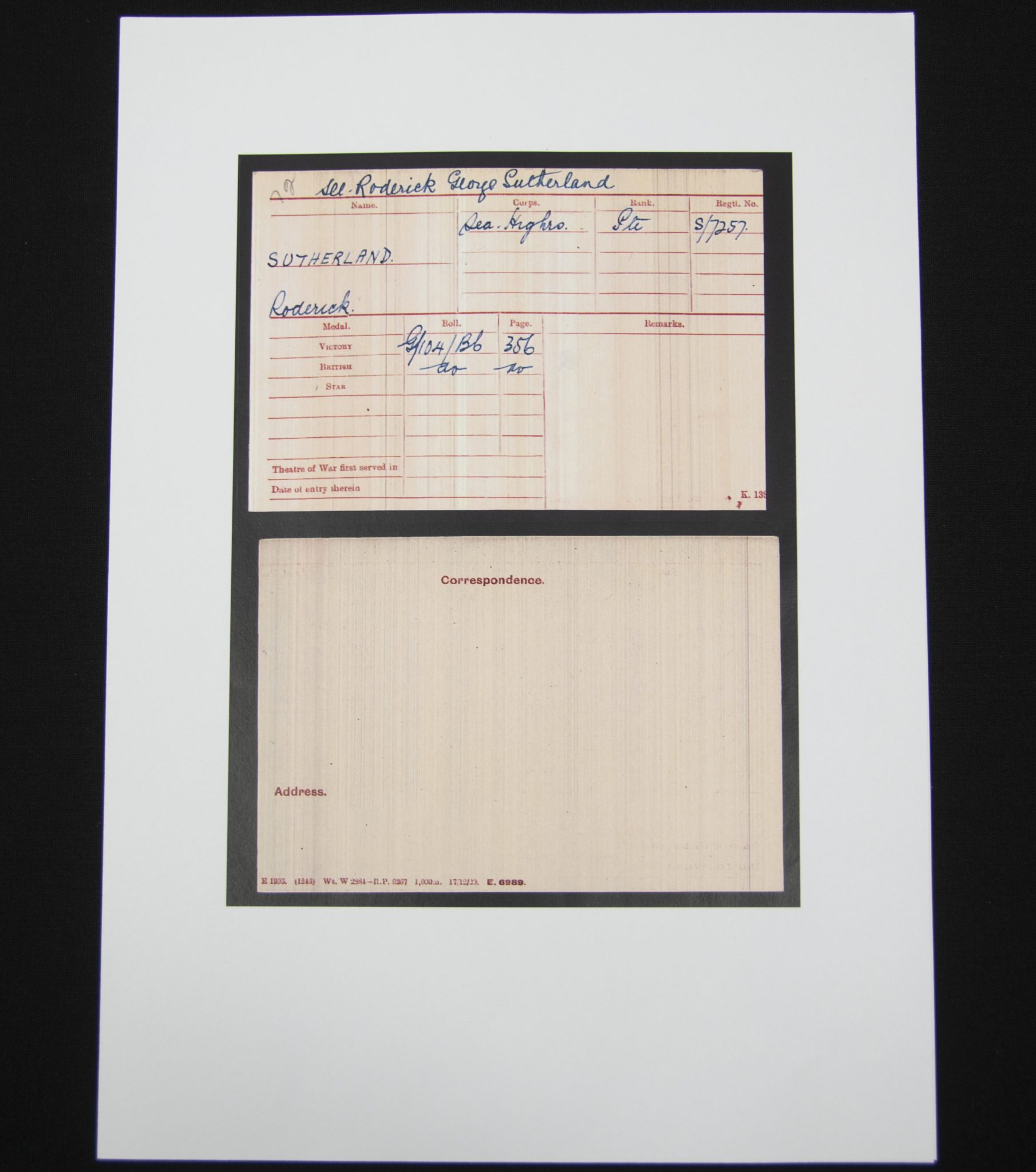 (British Army) First Day of the Somme 1 July 1916 - Memorial plaques of The Sutherland Brothers, 7257 + 6675 - RARE - Image 32