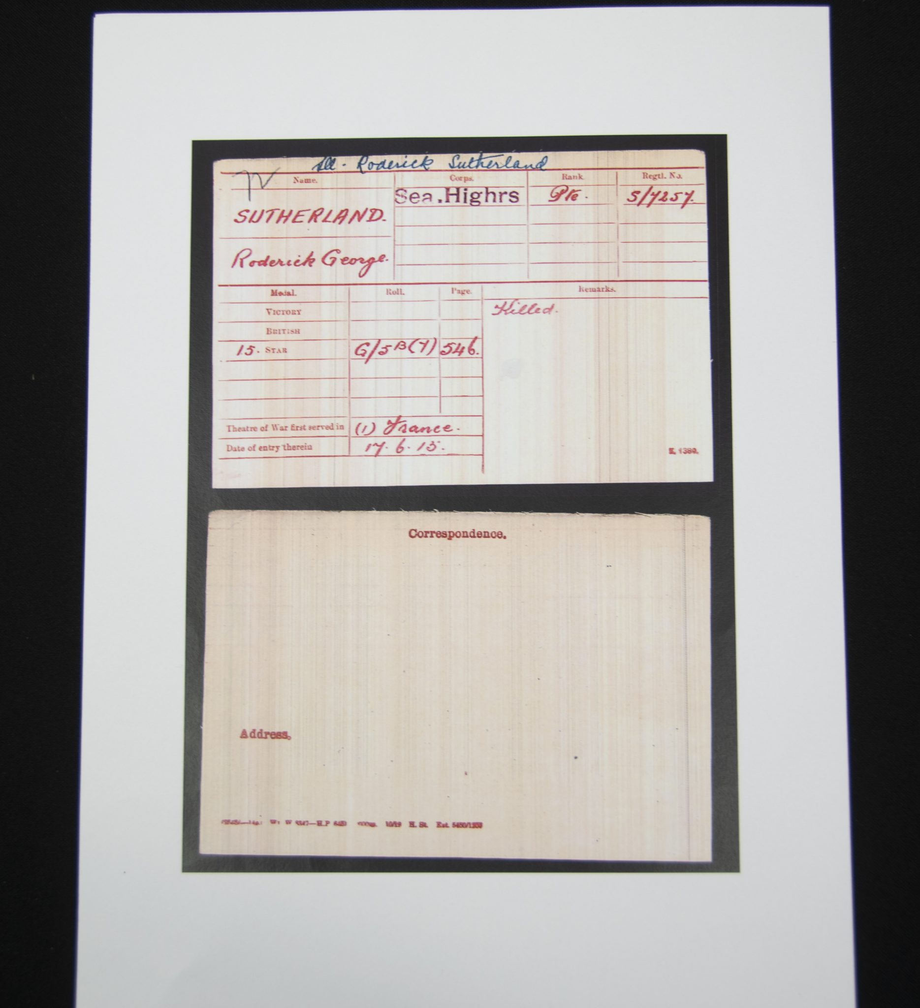 (British Army) First Day of the Somme 1 July 1916 - Memorial plaques of The Sutherland Brothers, 7257 + 6675 - RARE - Image 34