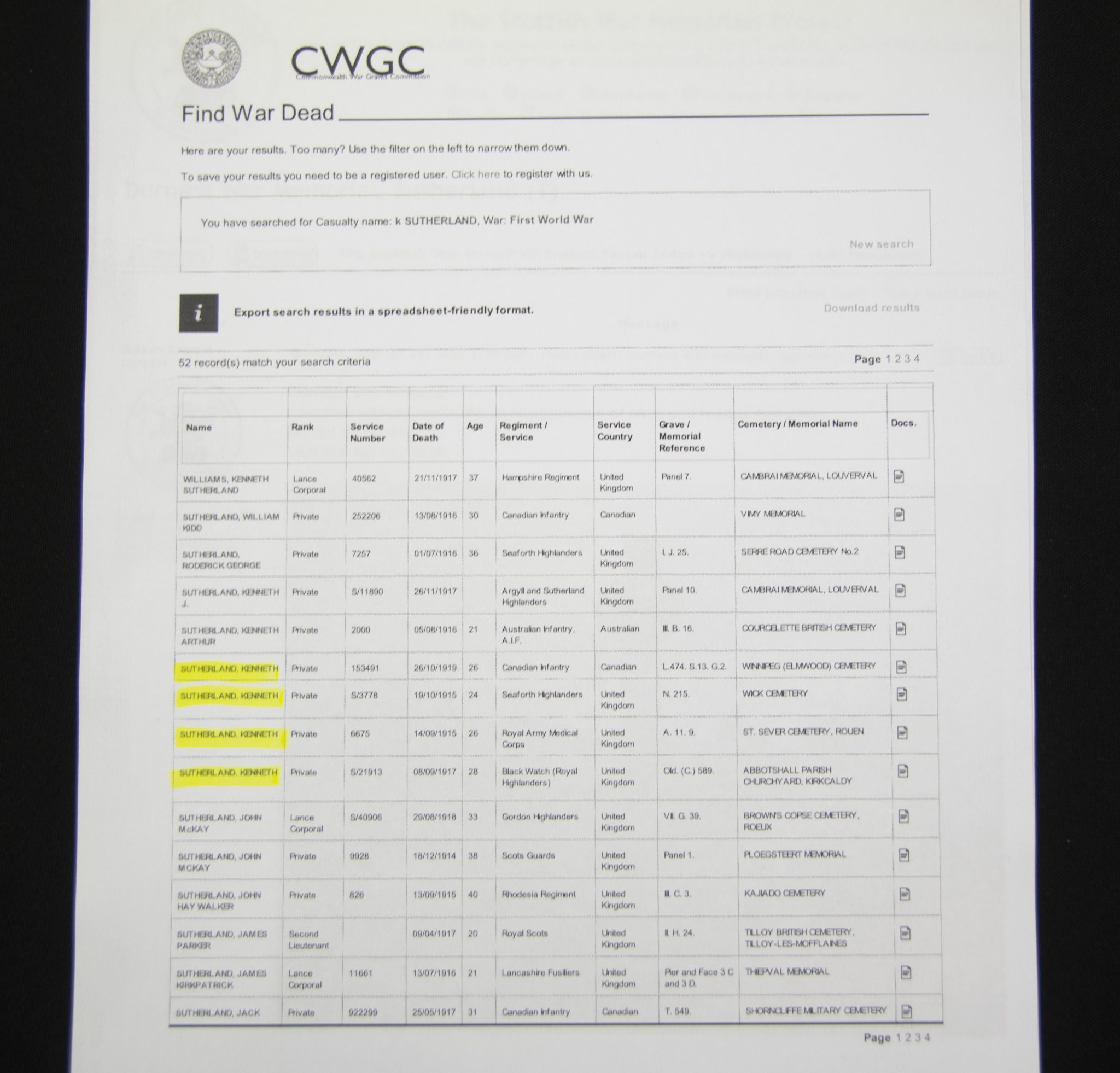 (British Army) First Day of the Somme 1 July 1916 - Memorial plaques of The Sutherland Brothers, 7257 + 6675 - RARE - Image 43