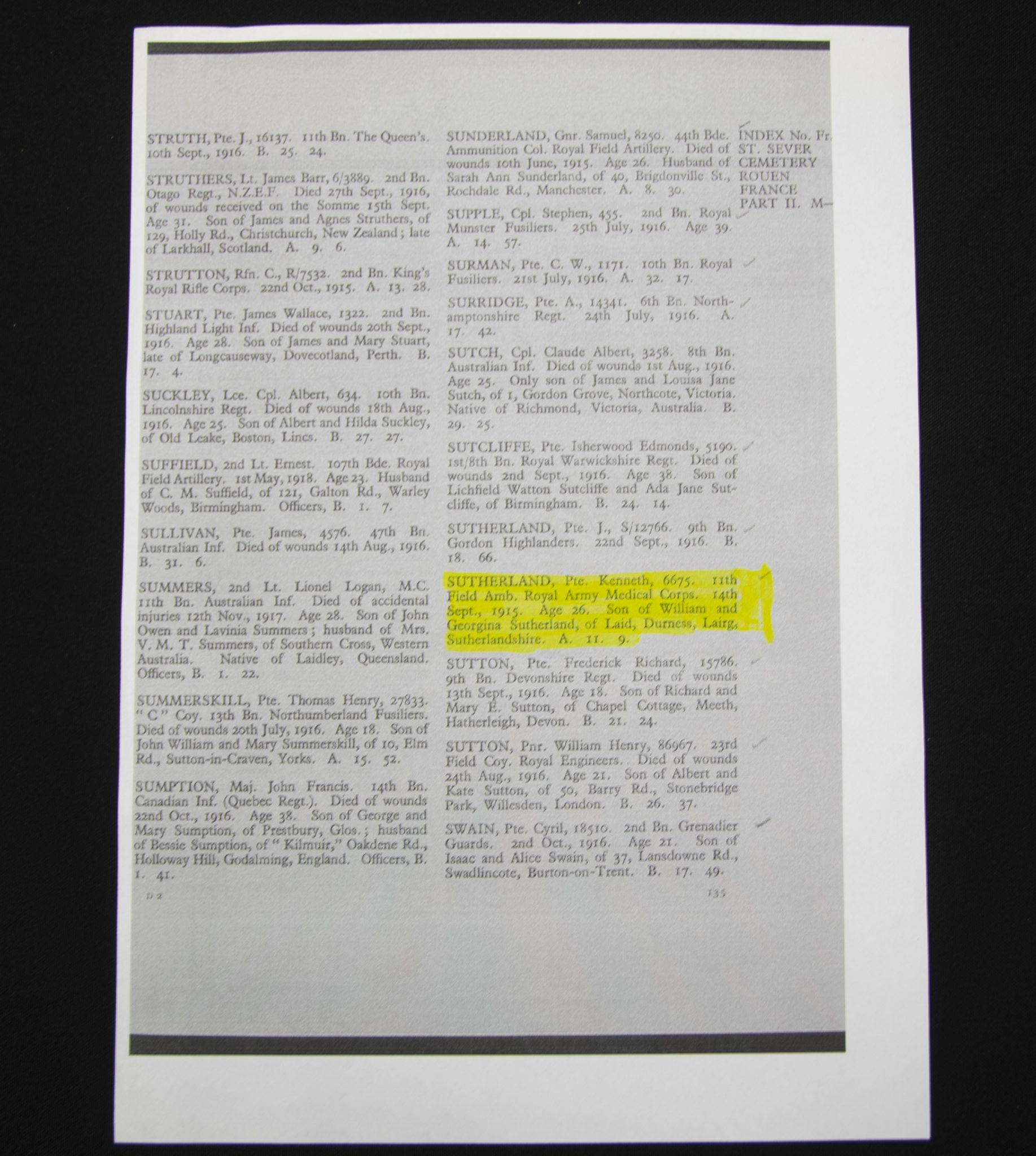 (British Army) First Day of the Somme 1 July 1916 - Memorial plaques of The Sutherland Brothers, 7257 + 6675 - RARE - Image 49