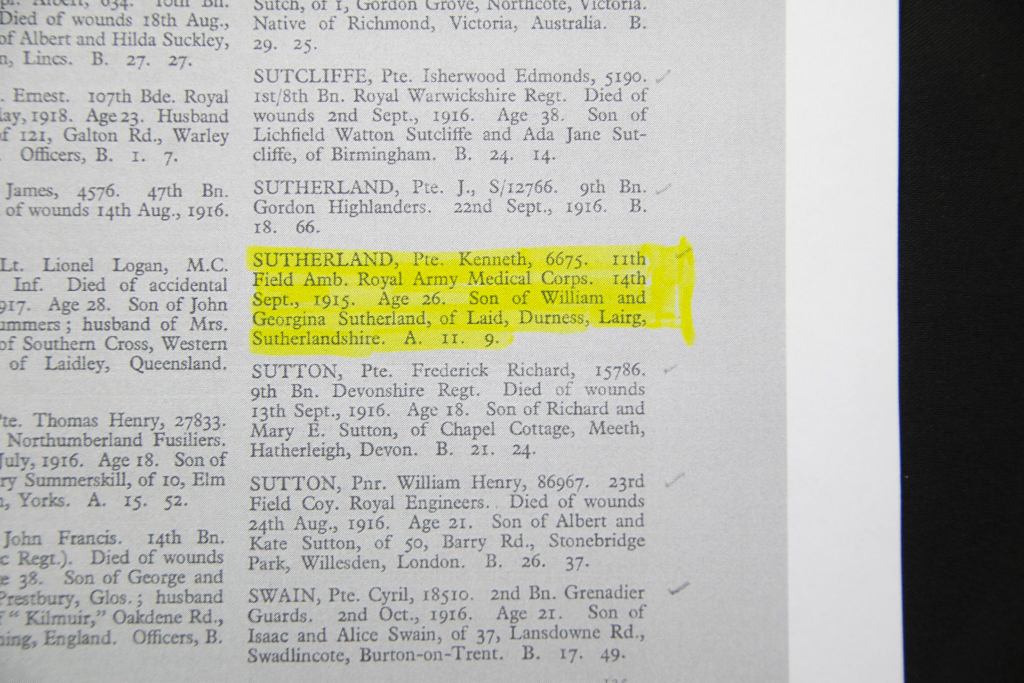 (British Army) First Day of the Somme 1 July 1916 - Memorial plaques of The Sutherland Brothers, 7257 + 6675 - RARE - Image 50