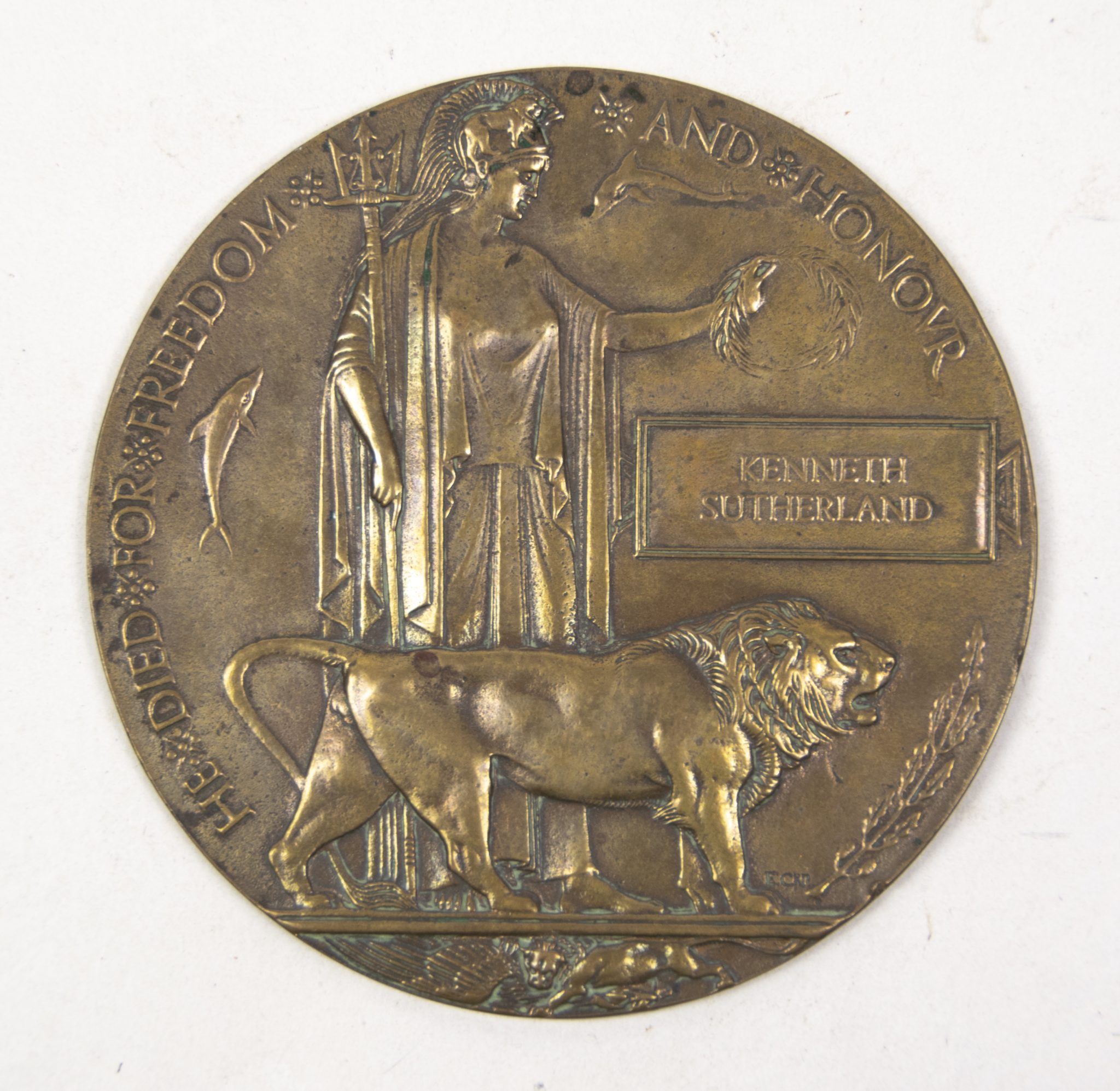 (British Army) First Day of the Somme 1 July 1916 - Memorial plaques of The Sutherland Brothers, 7257 + 6675 - RARE - Image 6