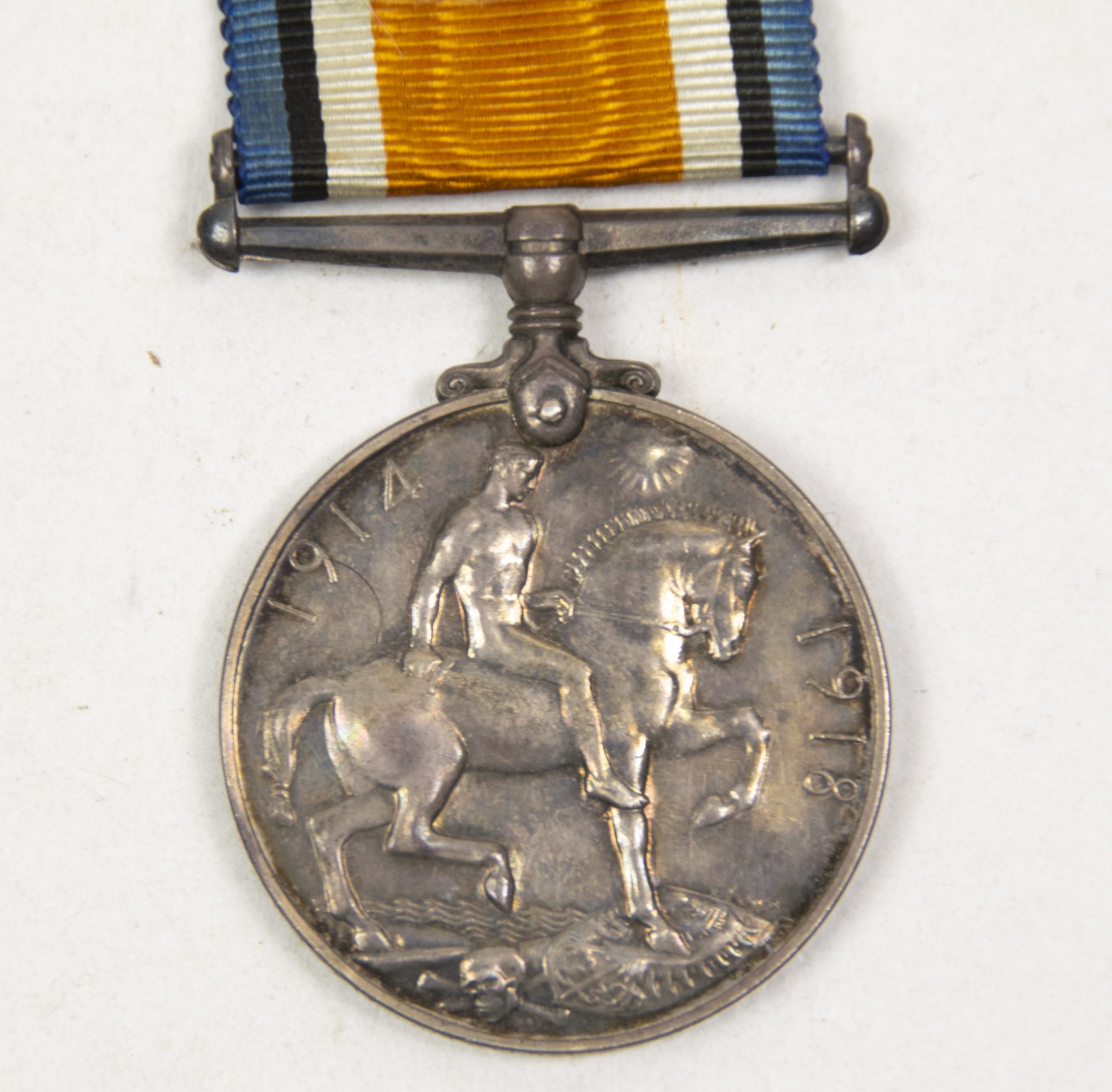 (British Army) First Day of the Somme 1 July 1916 - Victory medal + Brittish War Medal of Private Thomas Bingham, 16363, 1st Bn., Hampshire Regiment - Image 9