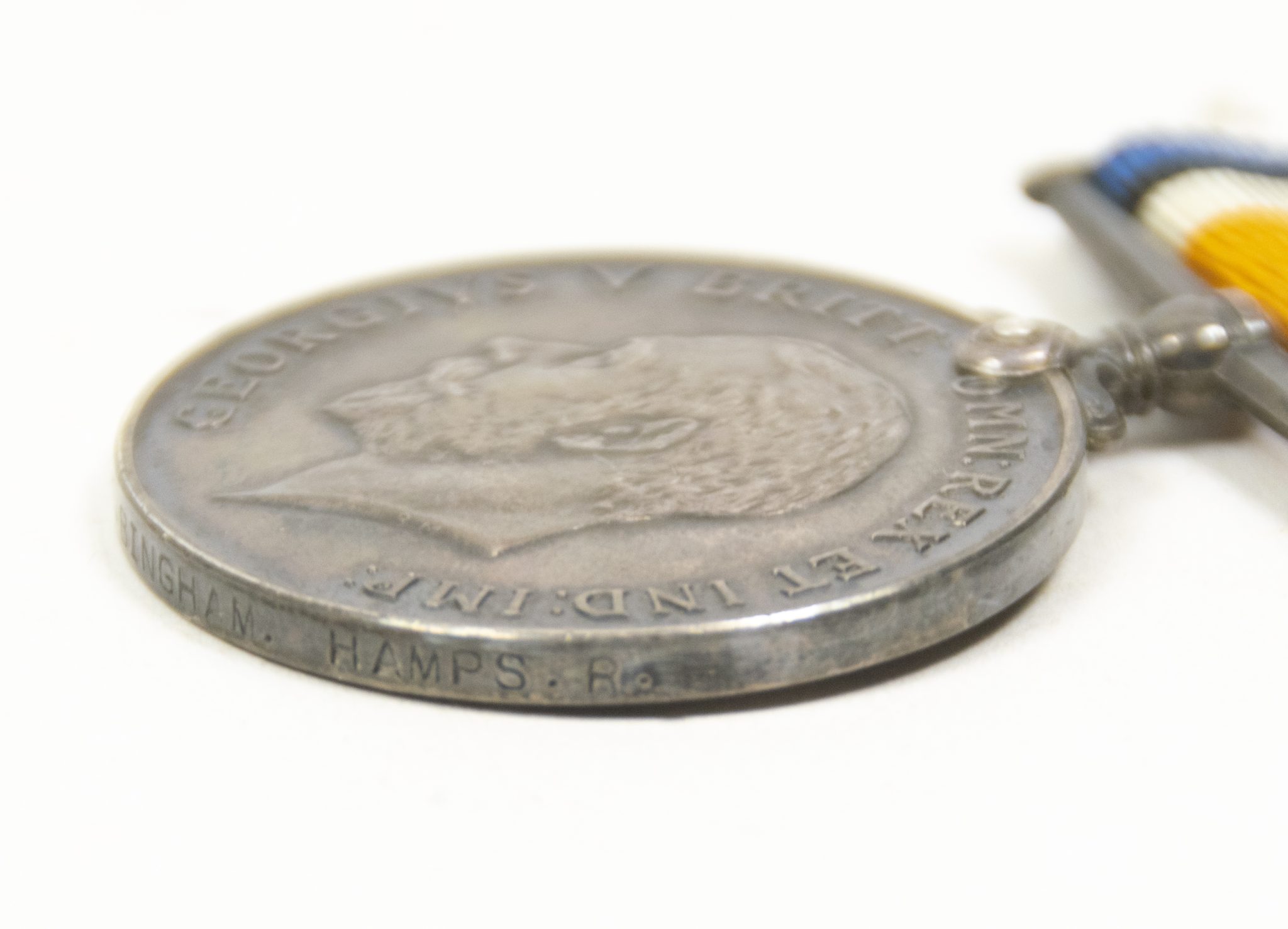 (British Army) First Day of the Somme 1 July 1916 - Victory medal + Brittish War Medal of Private Thomas Bingham, 16363, 1st Bn., Hampshire Regiment - Image 14