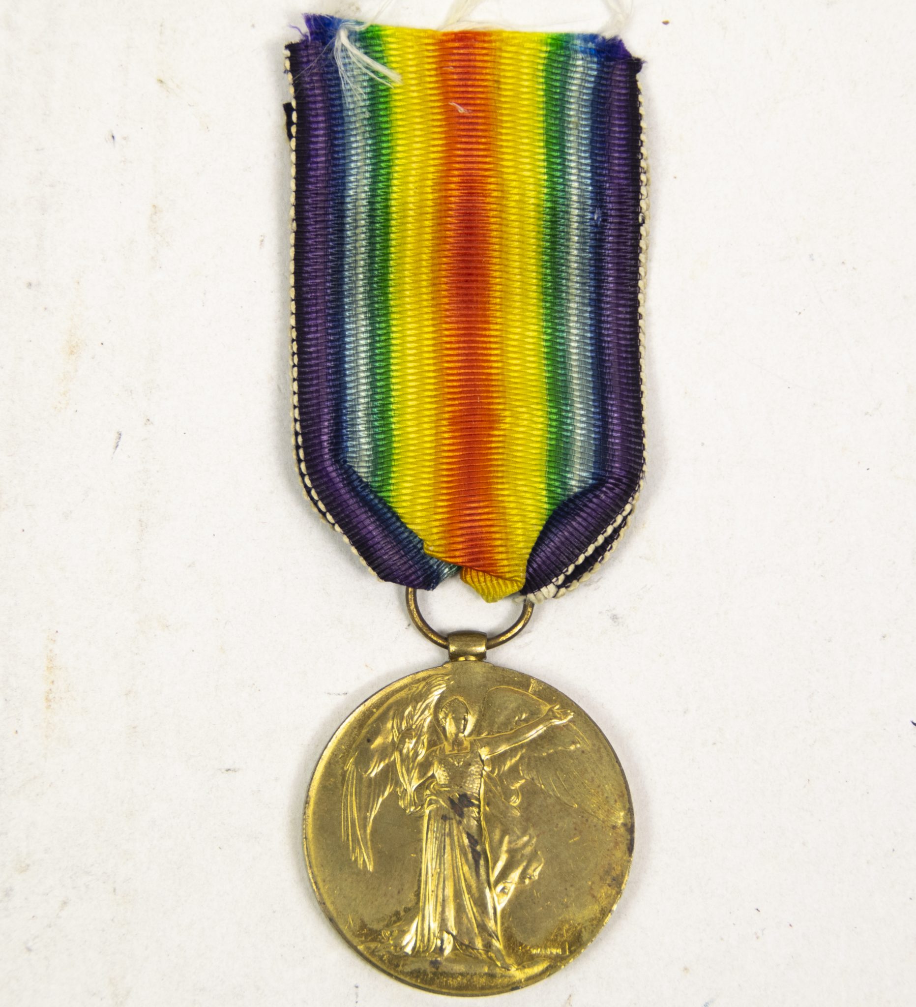 (British Army) First Day of the Somme 1 July 1916 – Victory medal + Brittish War Medal of Private Thomas Bingham, 16363, 1st Bn., Hampshire Regiment (4)