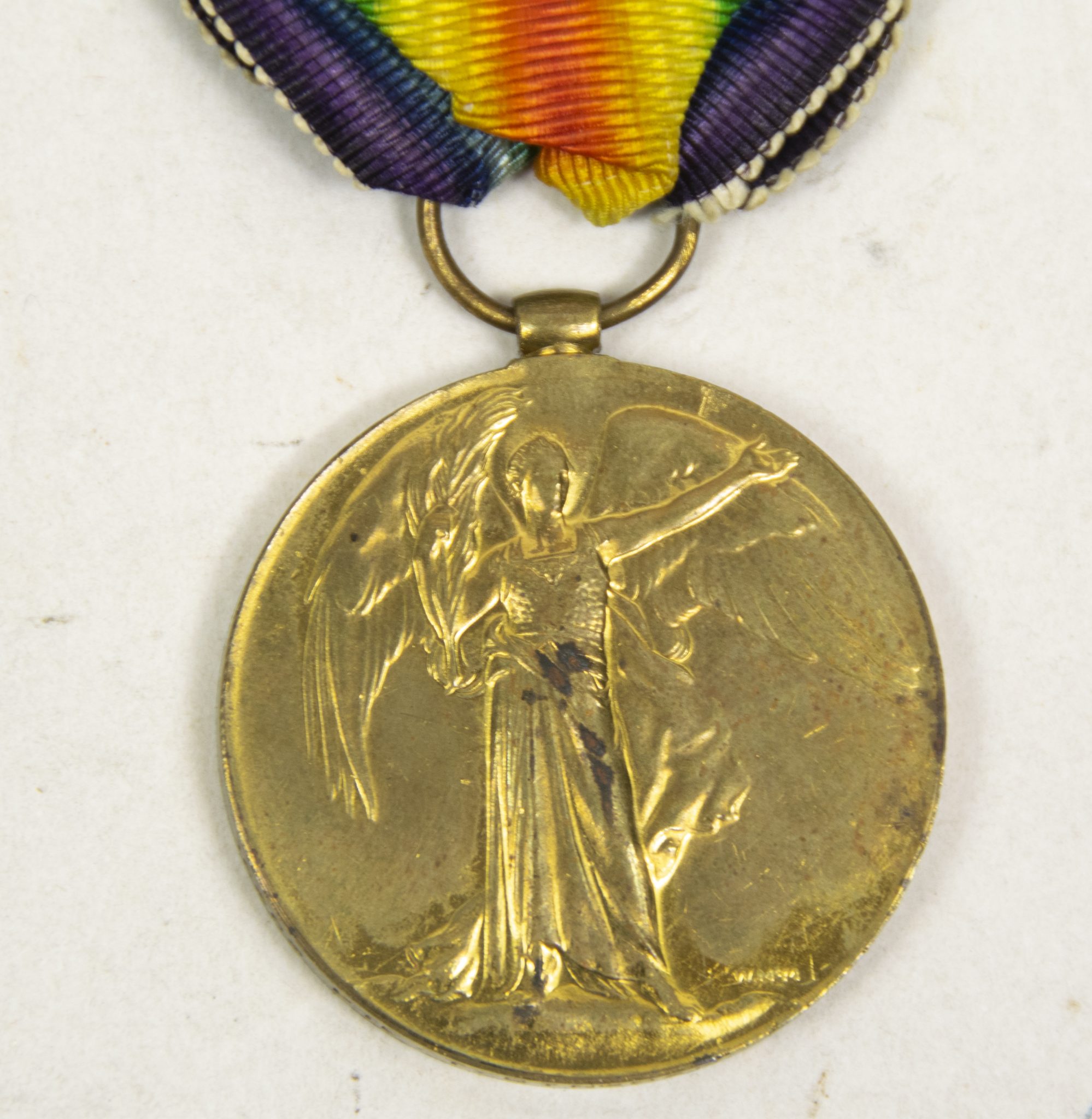 (British Army) First Day of the Somme 1 July 1916 - Victory medal + Brittish War Medal of Private Thomas Bingham, 16363, 1st Bn., Hampshire Regiment - Image 3