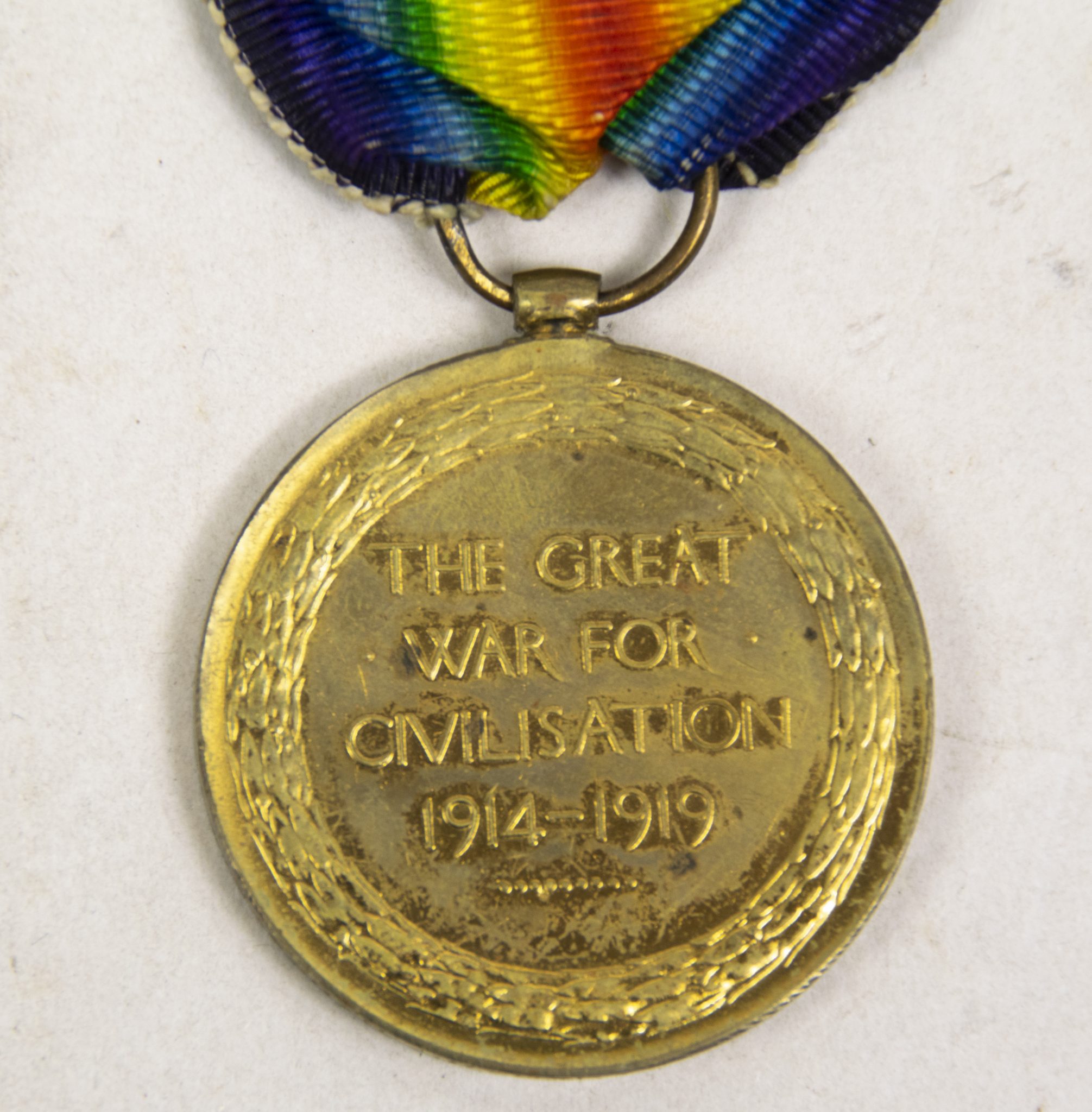 (British Army) First Day of the Somme 1 July 1916 - Victory medal + Brittish War Medal of Private Thomas Bingham, 16363, 1st Bn., Hampshire Regiment - Image 5