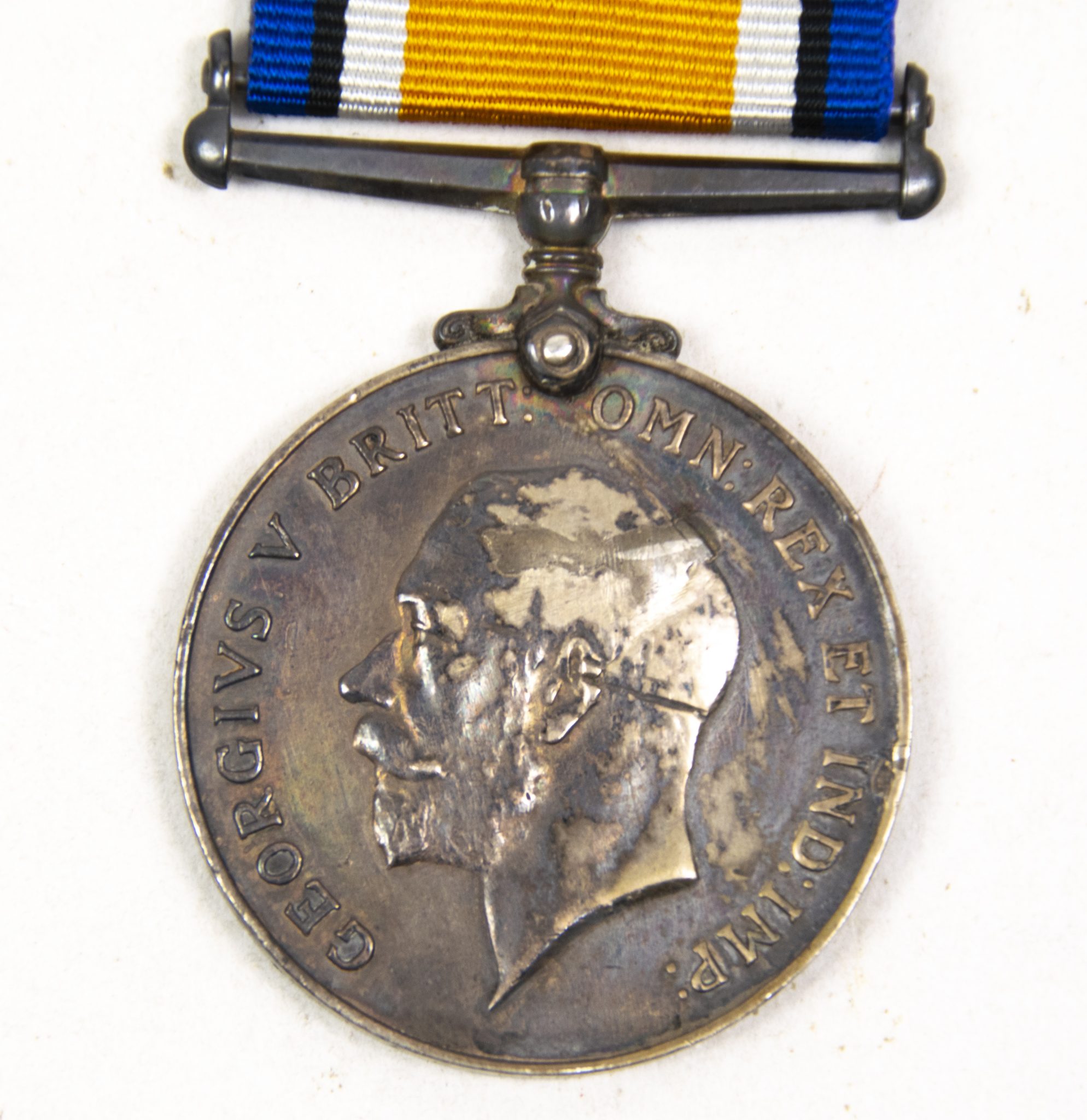 (British Army) First Day of the Somme 1 July 1916 - Victory medal + Brittish War Medal of Serjeant Albert Budd, 3/3330, 1st Bn., Hampshire Regiment - Image 9