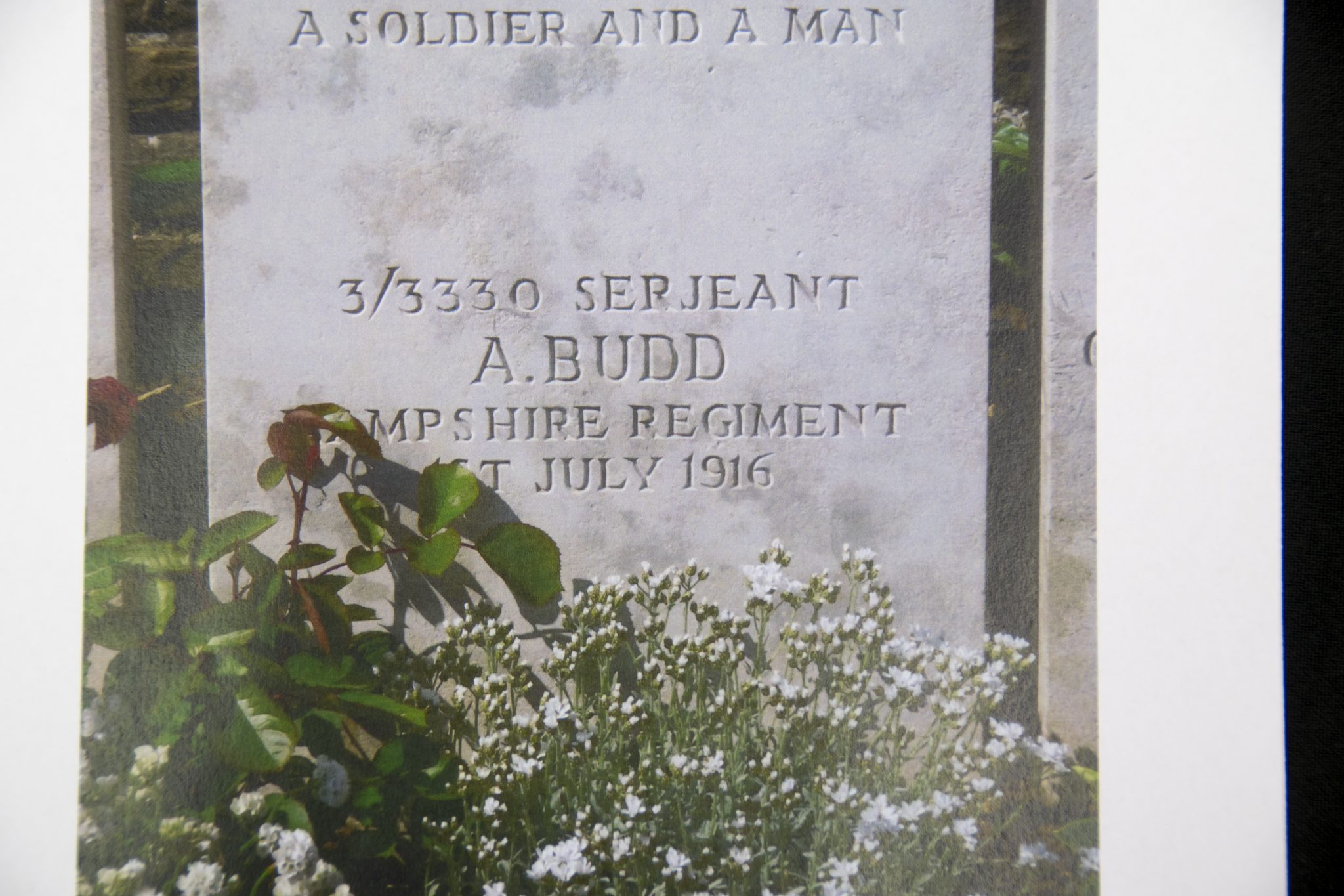 (British Army) First Day of the Somme 1 July 1916 - Victory medal + Brittish War Medal of Serjeant Albert Budd, 3/3330, 1st Bn., Hampshire Regiment - Image 23