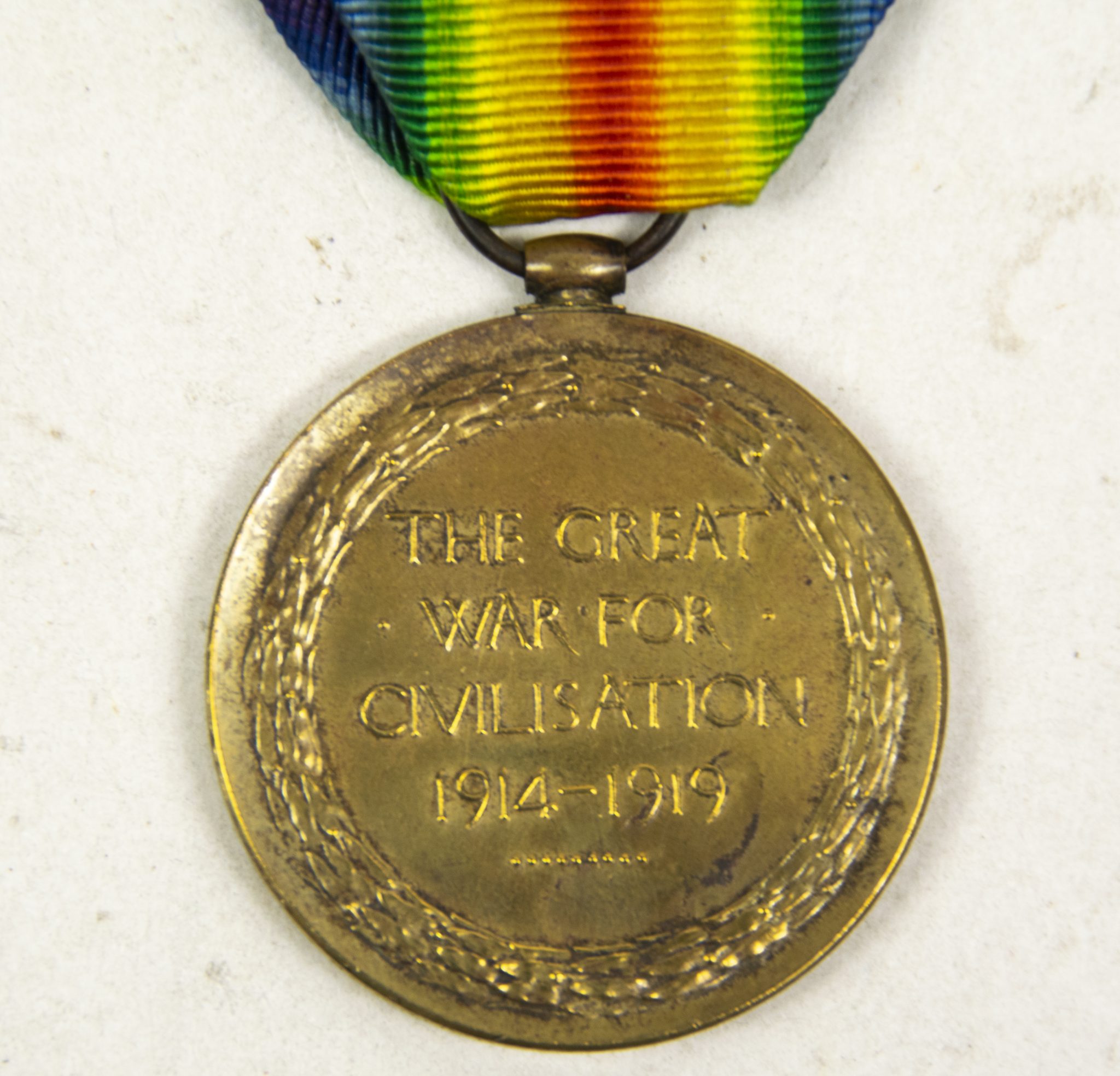 (British Army) First Day of the Somme 1 July 1916 - Victory medal + Brittish War Medal of Serjeant Albert Budd, 3/3330, 1st Bn., Hampshire Regiment - Image 5