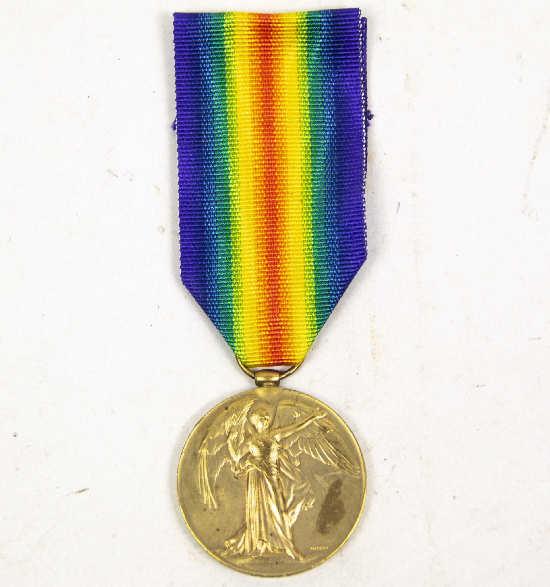 (British Army) First Day of the Somme 1 July 1916 – Victory medal of Corporal John Henry, 35421, 2nd Bn., Gordon Highlanders (2)