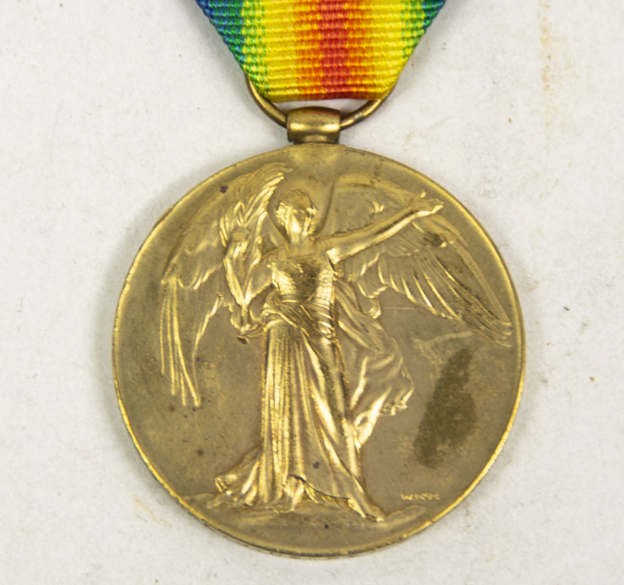 (British Army) First Day of the Somme 1 July 1916 - Victory medal of Corporal John Henry, 3/5421, 2nd Bn., Gordon Highlanders - Image 3