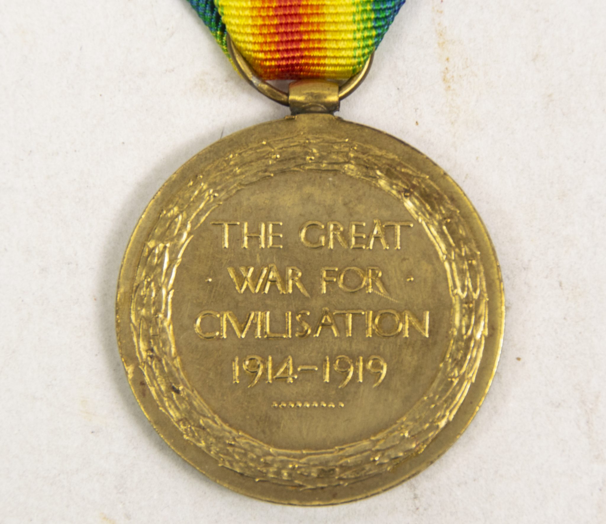 (British Army) First Day of the Somme 1 July 1916 - Victory medal of Corporal John Henry, 3/5421, 2nd Bn., Gordon Highlanders - Image 5