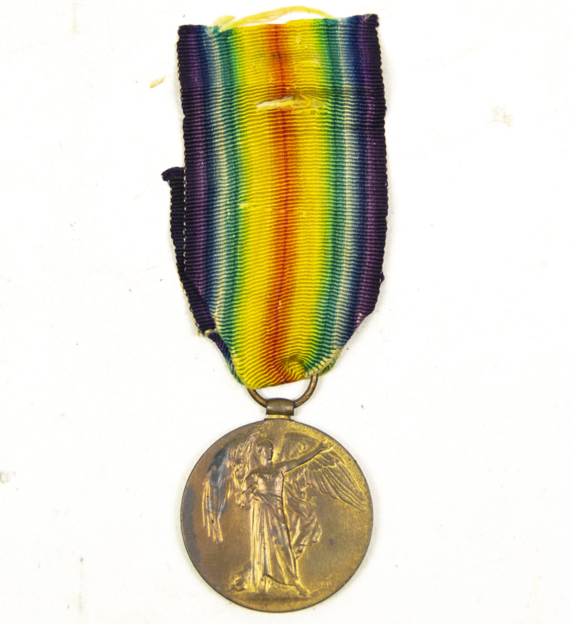 (British Army) First Day of the Somme 1 July 1916 - Victory medal of Private Edwin Singleton, 265819, 1st/7th Bn., Sherwood Foresters - Image 3