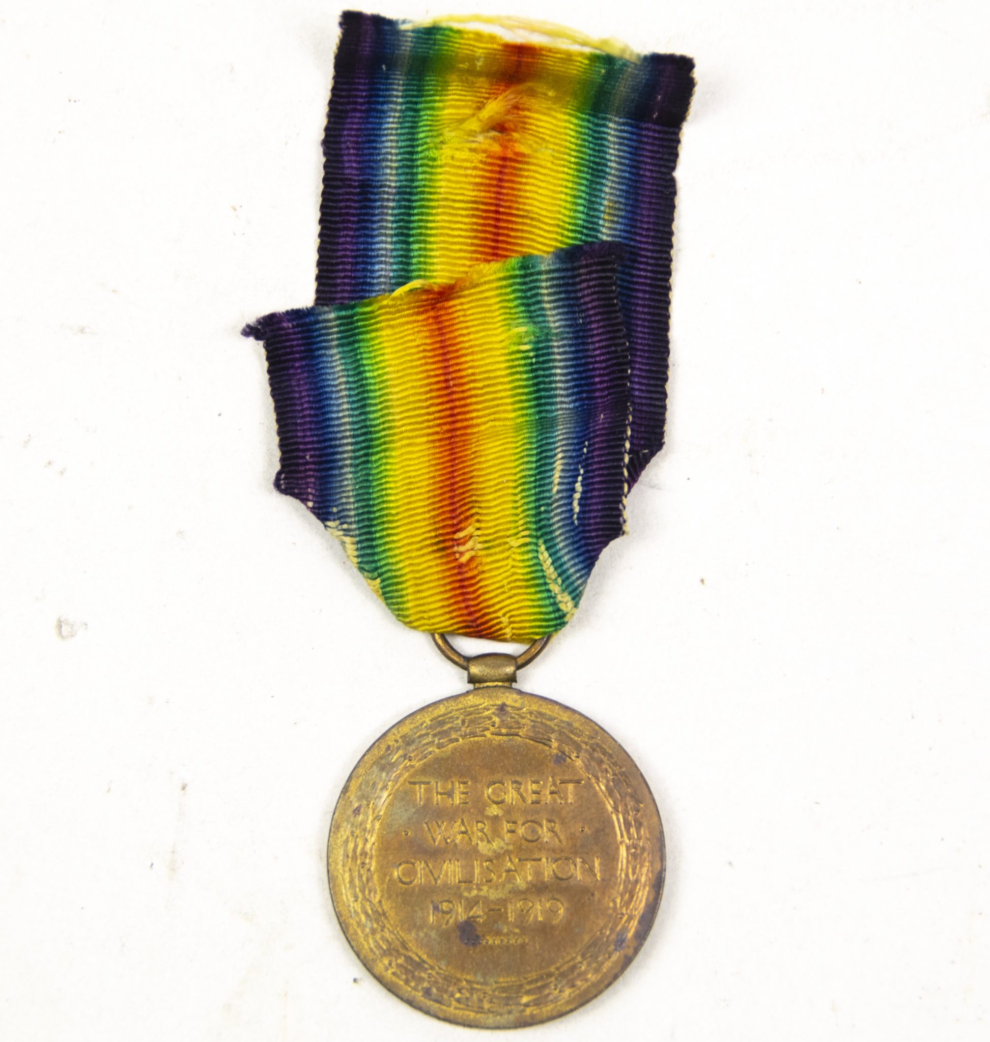 (British Army) First Day of the Somme 1 July 1916 - Victory medal of Private Edwin Singleton, 265819, 1st/7th Bn., Sherwood Foresters - Image 5